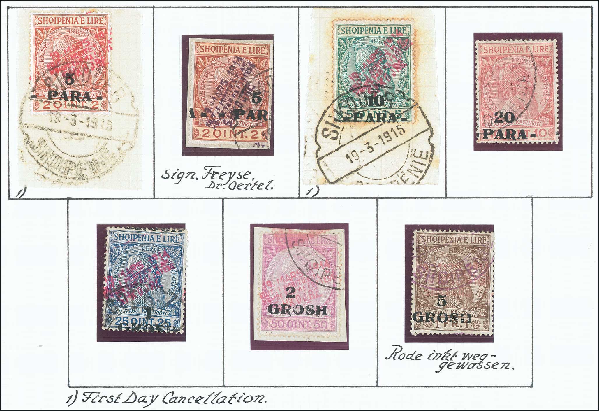 Lot 1371 - Albania  -  A. Karamitsos Live Internet Auction 27