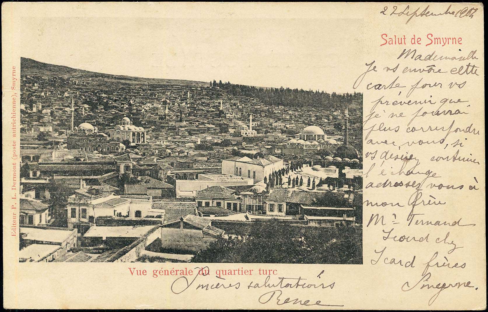 Lot 1937 - - Smyrne,Constantinople, Asia Minor -  A. Karamitsos Postal & Live Internet Auction 754