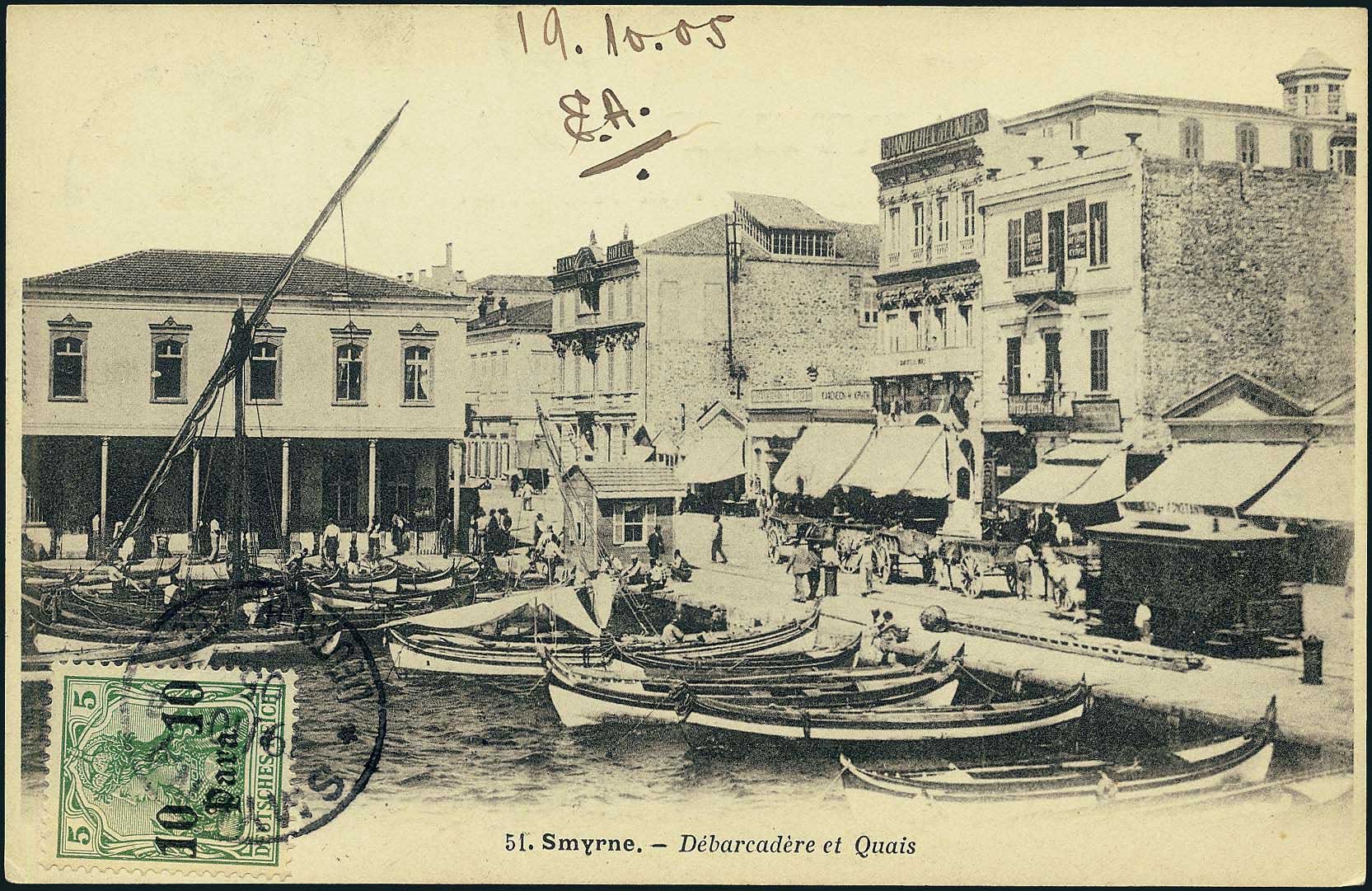 Lot 2008 - - Smyrne,Constantinople, Asia Minor - A. Karamitsos Postal & Live Internet Auction 751 Lot 2008 - - Smyrne,Constantinople, Asia Minor - A. Karamitsos Postal & Live Internet Auction 751