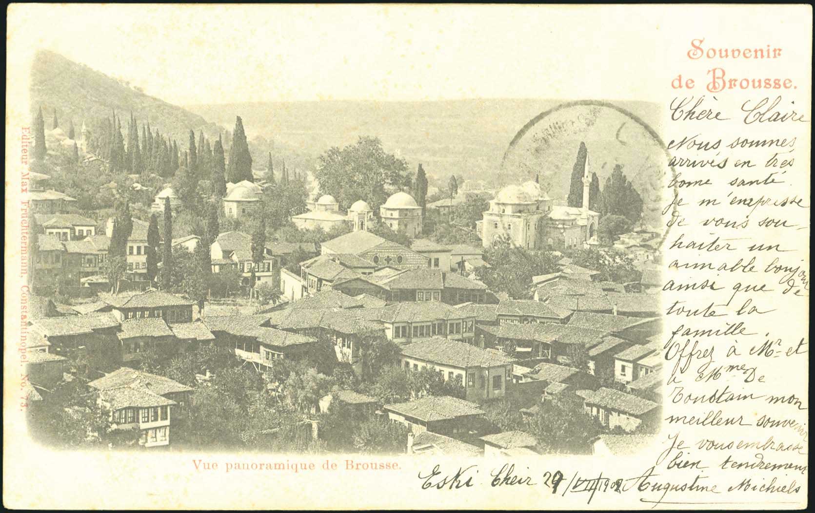 Lot 1986 - - Smyrne,Constantinople, Asia Minor - A. Karamitsos Postal & Live Internet Auction 755 Lot 1986 - - Smyrne,Constantinople, Asia Minor - A. Karamitsos Postal & Live Internet Auction 755