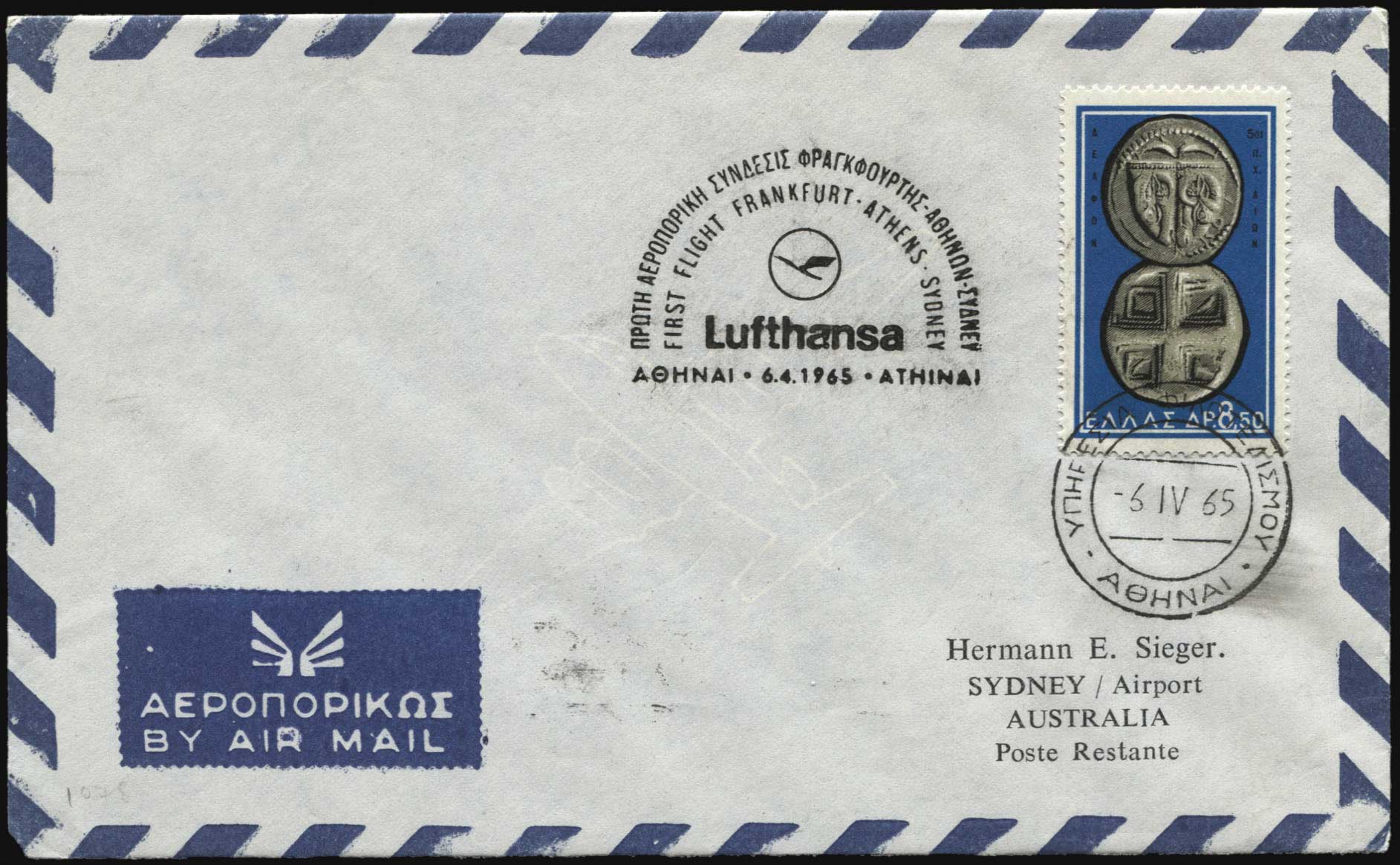 Lot 859 - FirstFlights  -  A. Karamitsos Live Internet Auction 27