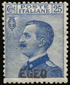 Lot 881 - ItalianOccupation - Italian Post Office Issues  -  A. Karamitsos Live Internet Auction 27