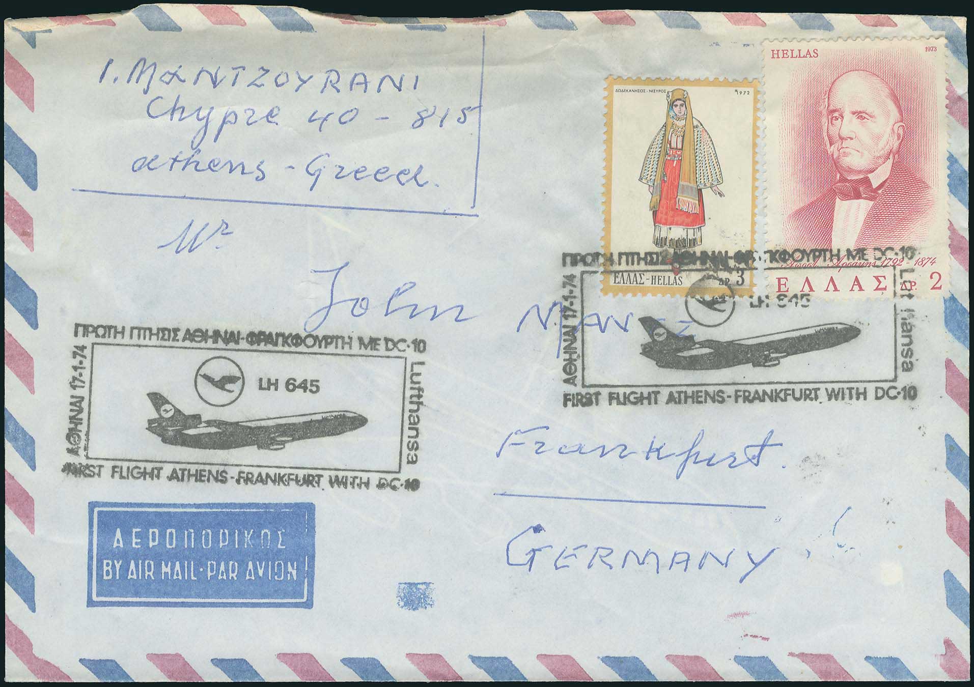 Lot 742 - - FirstFlights - A. Karamitsos Live Internet Auction 23 Lot 742 - - FirstFlights - A. Karamitsos Live Internet Auction 23