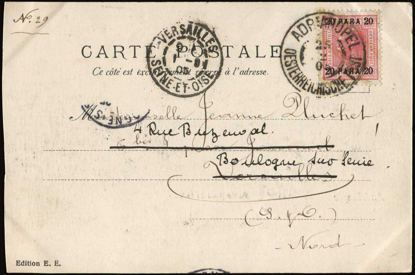 Lot 1181 - - AustrianP.O. - A. Karamitsos Postal & Live Internet Auction 754 Lot 1181 - - AustrianP.O. - A. Karamitsos Postal & Live Internet Auction 754