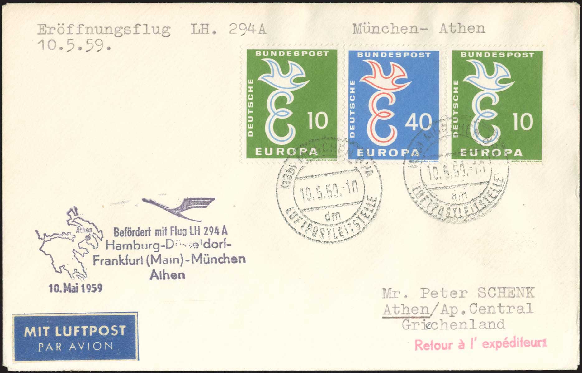 Lot 731 - - FirstFlights - A. Karamitsos Live Internet Auction 23 Lot 731 - - FirstFlights - A. Karamitsos Live Internet Auction 23