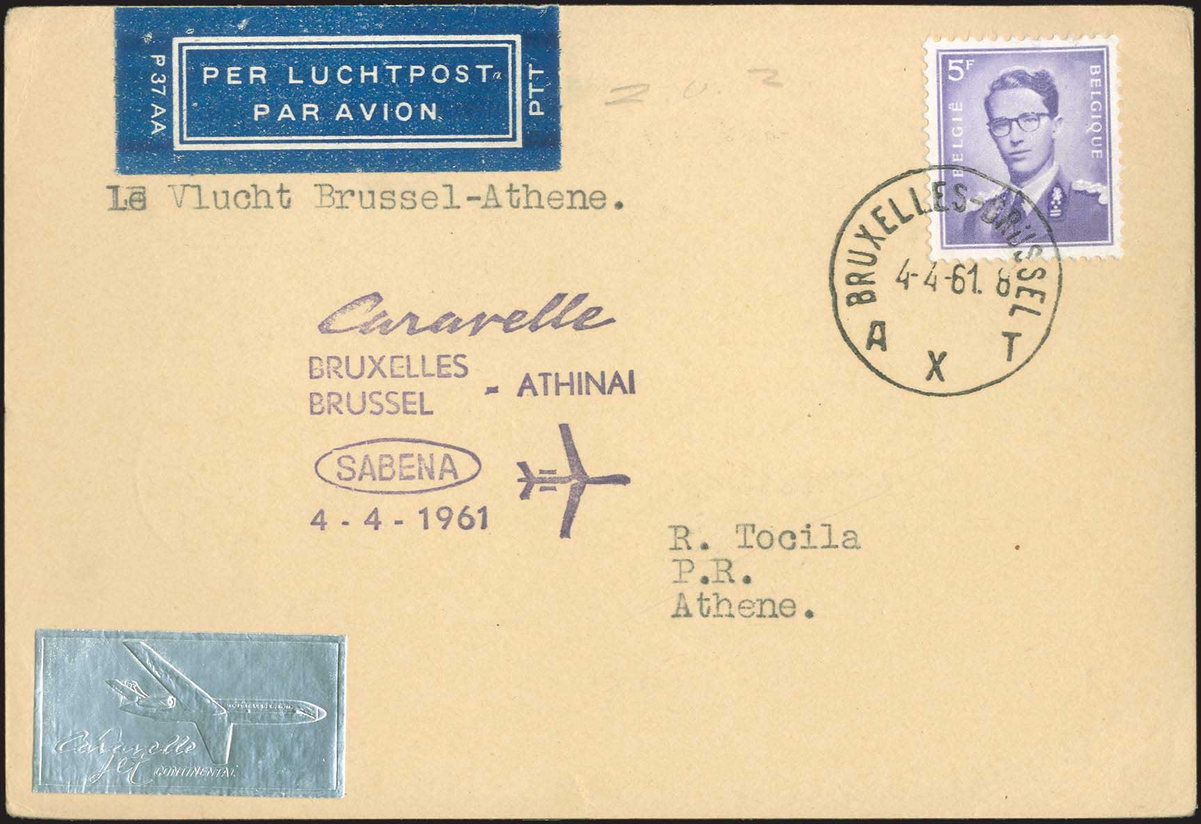 Lot 802 - - FirstFlights - A. Karamitsos Postal & Live Internet Auction 754 Lot 802 - - FirstFlights - A. Karamitsos Postal & Live Internet Auction 754