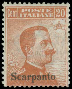 Lot 906 - ItalianOccupation - Italian Post Office Issues - A. Karamitsos Live Internet Auction 27 Lot 906 - ItalianOccupation - Italian Post Office Issues - A. Karamitsos Live Internet Auction 27