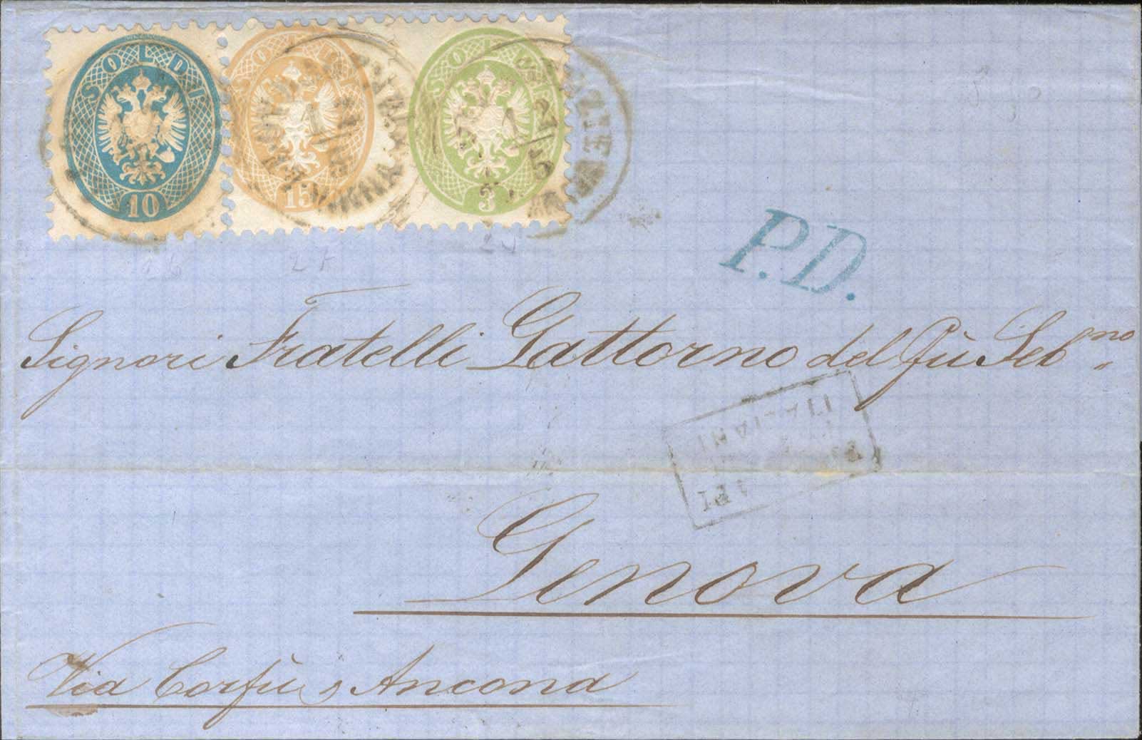 Lot 975 - LEVANT - AUSTRIAN P.O. - A. Karamitsos Postal & Live Internet Auction 749 Lot 975 - LEVANT - AUSTRIAN P.O. - A. Karamitsos Postal & Live Internet Auction 749