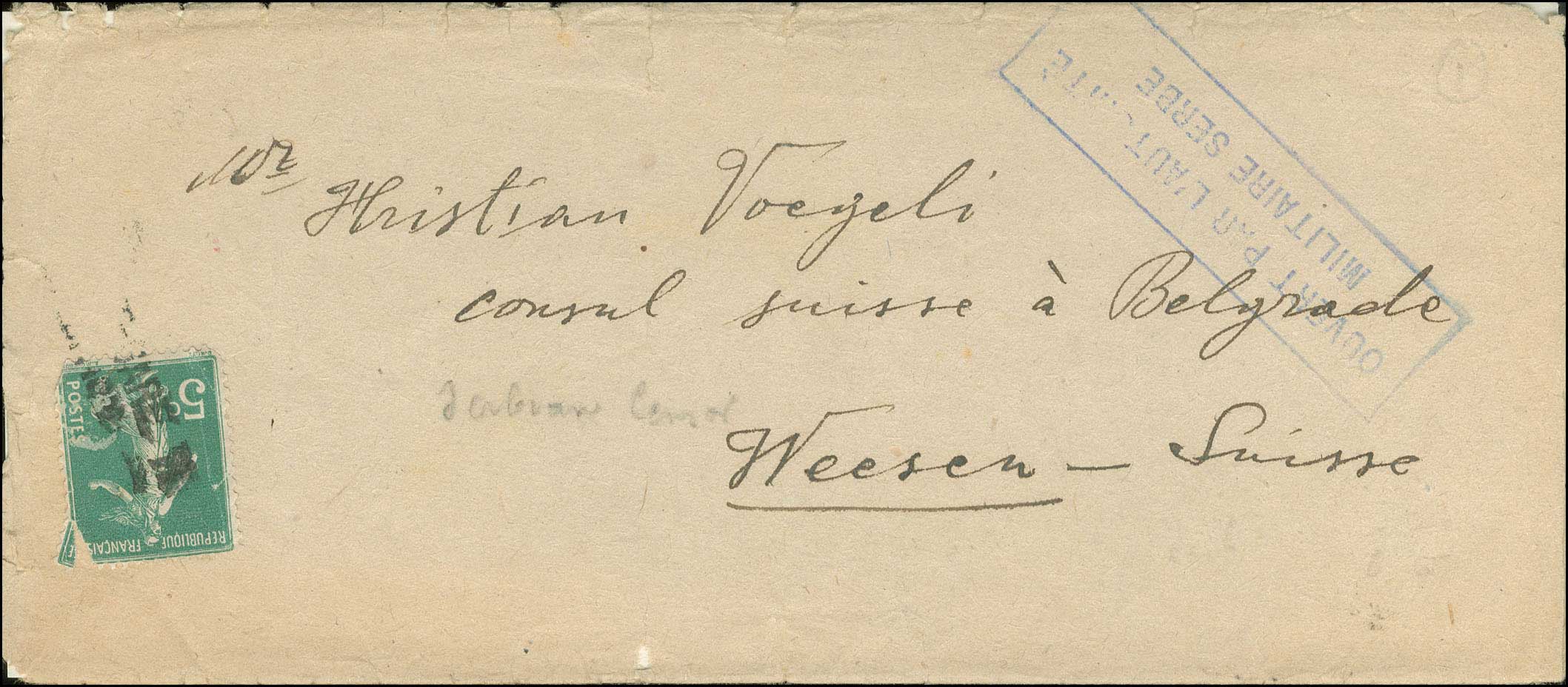 Lot 1039 - SerbianMilitary Post-Offices  -  A. Karamitsos Live Internet Auction 27