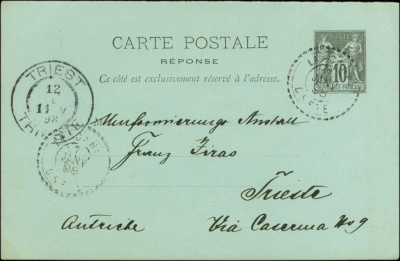 Lot 923 - - FrenchPost-Office - A. Karamitsos Postal & Live Internet Auction 754 Lot 923 - - FrenchPost-Office - A. Karamitsos Postal & Live Internet Auction 754