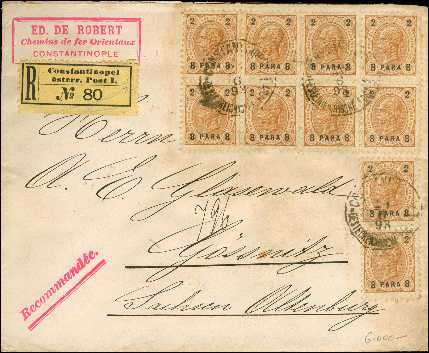 Lot 1242 - AustrianP.O.  -  A. Karamitsos Live Internet Auction 27