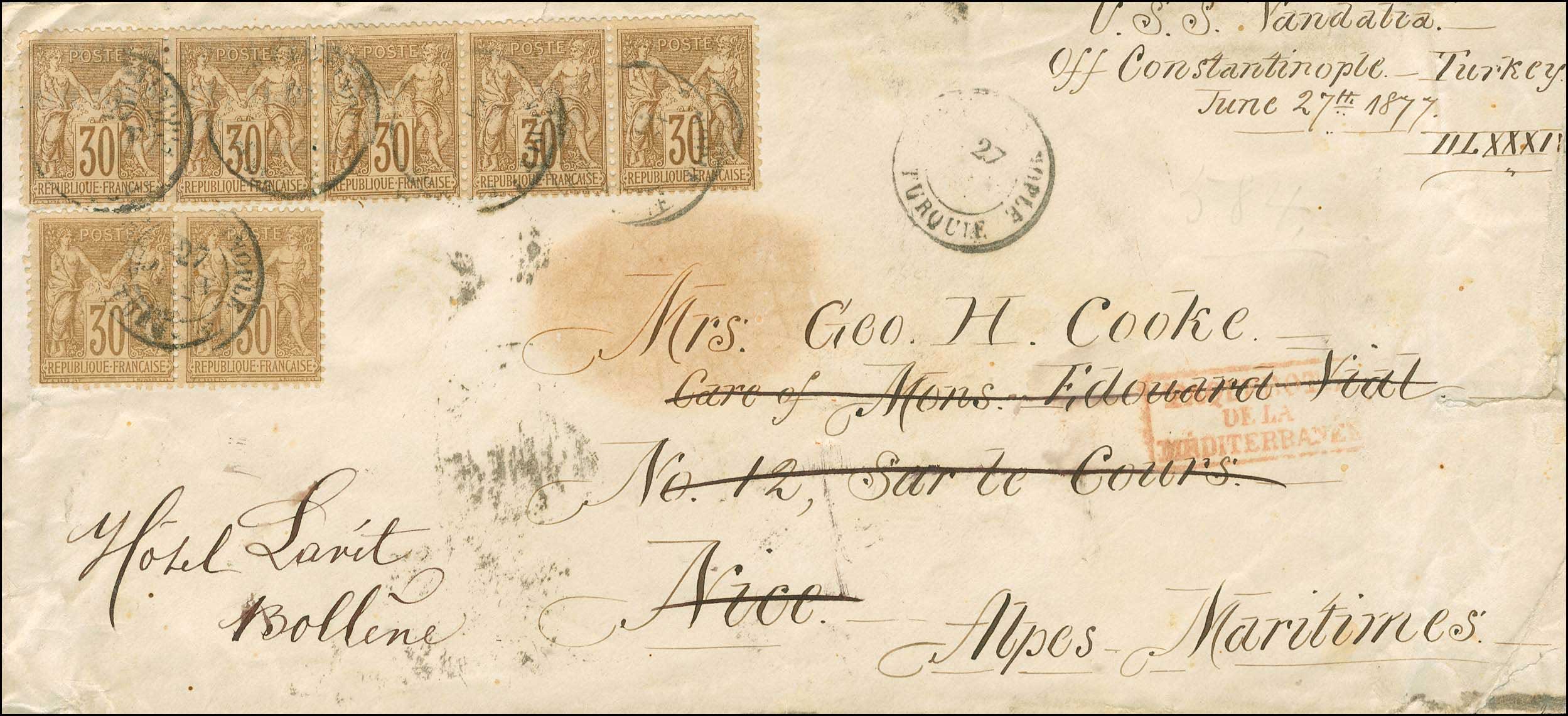 Lot 989 - - FrenchP.O. -  A. Karamitsos Postal & Live Internet Auction 751
