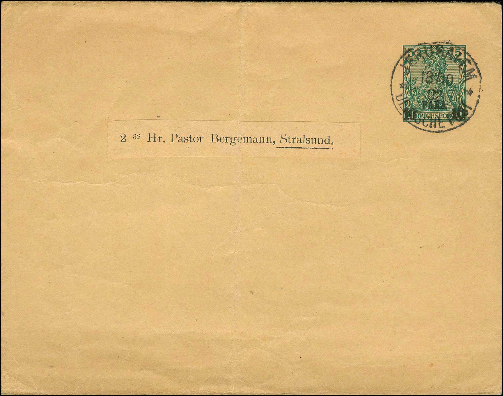 Lot 1192 - - GermanP.O. - A. Karamitsos Live Internet Auction 23 Lot 1192 - - GermanP.O. - A. Karamitsos Live Internet Auction 23