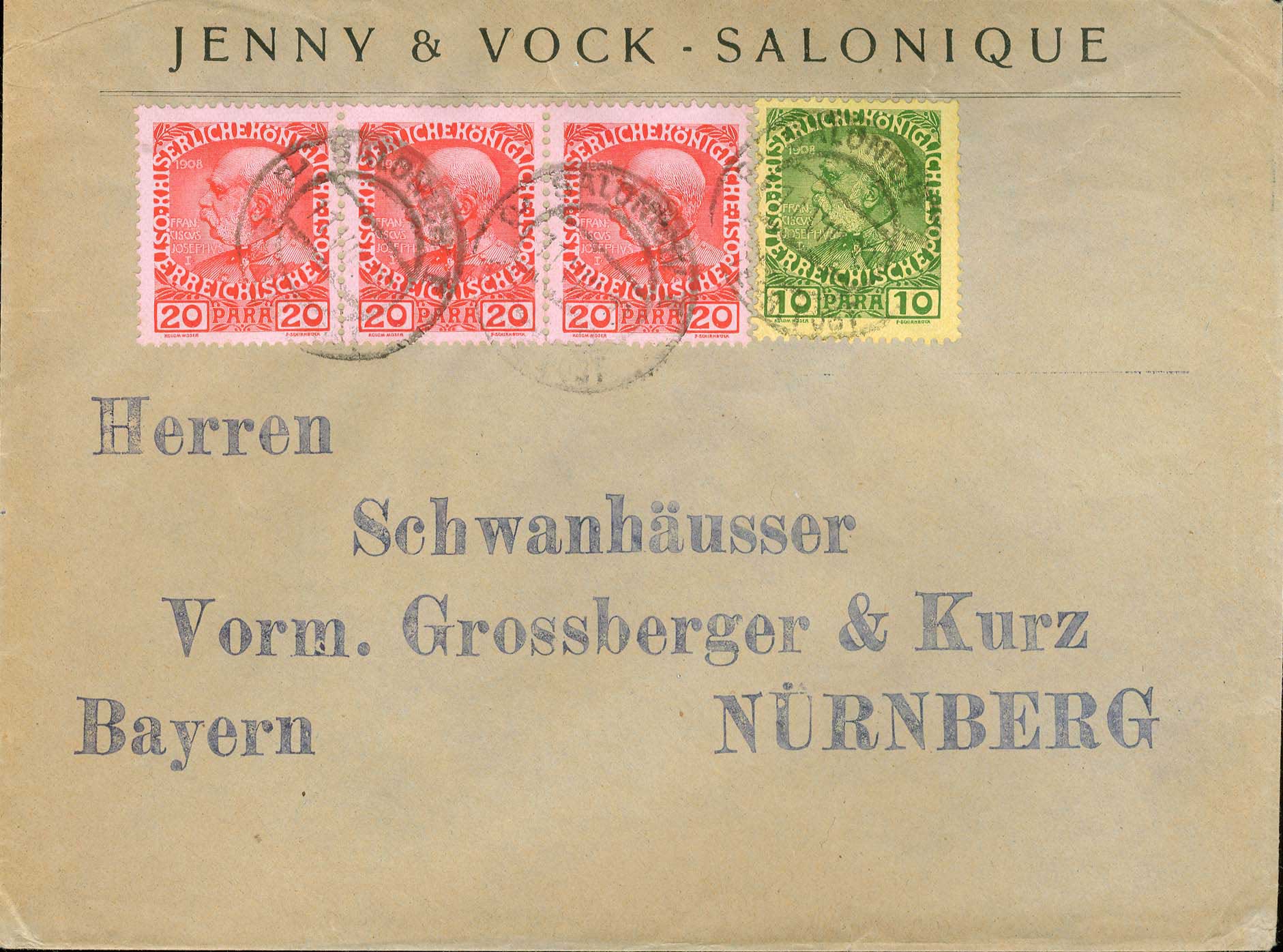 Lot 1195 - - AustrianP.O. - A. Karamitsos Postal & Live Internet Auction 754 Lot 1195 - - AustrianP.O. - A. Karamitsos Postal & Live Internet Auction 754