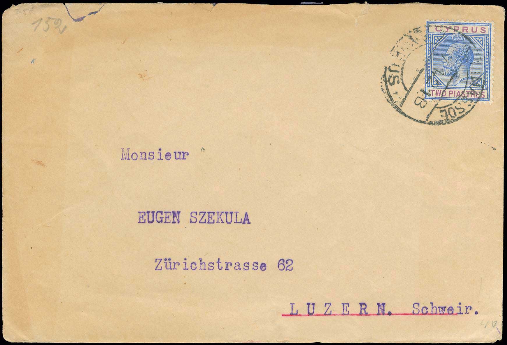 Lot 1075 - CYPRUS - Cyprus - A. Karamitsos Postal & Live Internet Auction 749 Lot 1075 - CYPRUS - Cyprus - A. Karamitsos Postal & Live Internet Auction 749