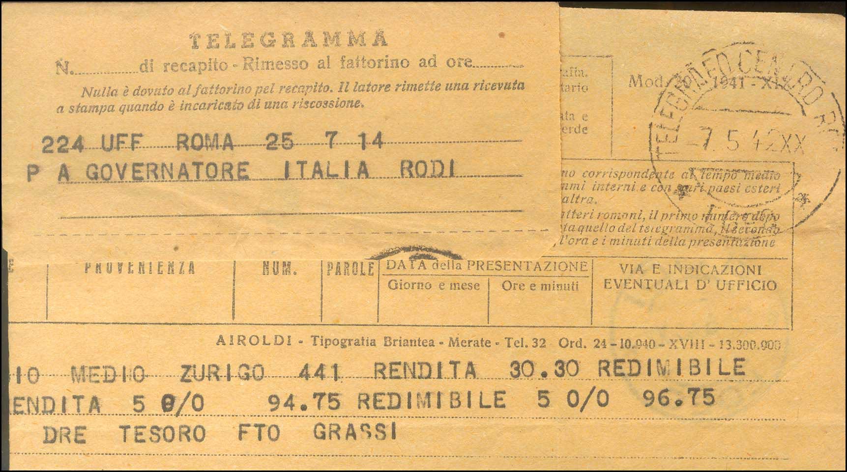 Lot 691 - - ItalianDodecanese - Italian Post Office Issues - A. Karamitsos Postal & Live Internet Auction 752 Lot 691 - - ItalianDodecanese - Italian Post Office Issues - A. Karamitsos Postal & Live Internet Auction 752