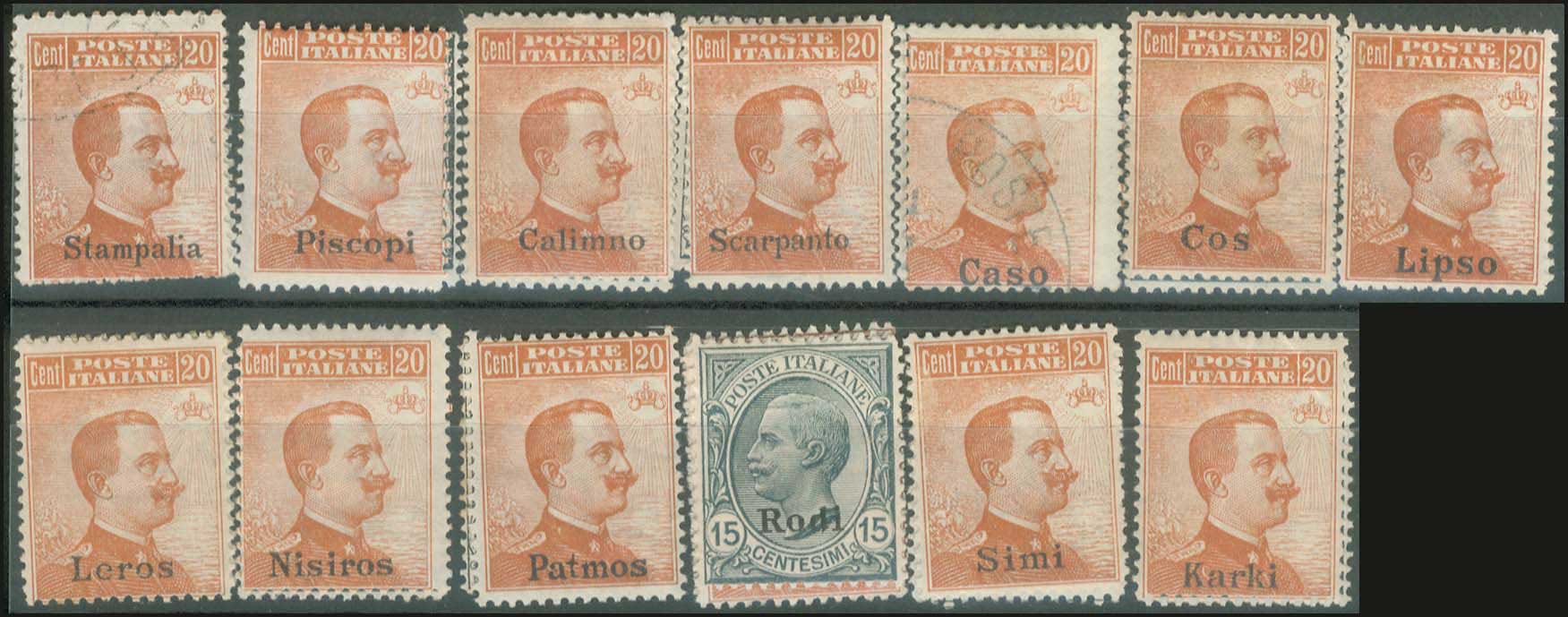 Lot 670 - - ItalianOccupation - Italian Post Office Issues -  A. Karamitsos Postal & Live Internet Auction 752
