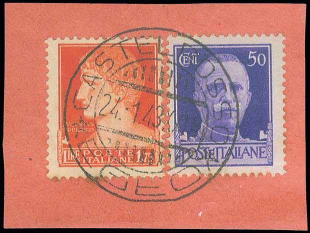 Lot 930 - ItalianDodecanese - Italian Post Office Issues  -  A. Karamitsos Live Internet Auction 27