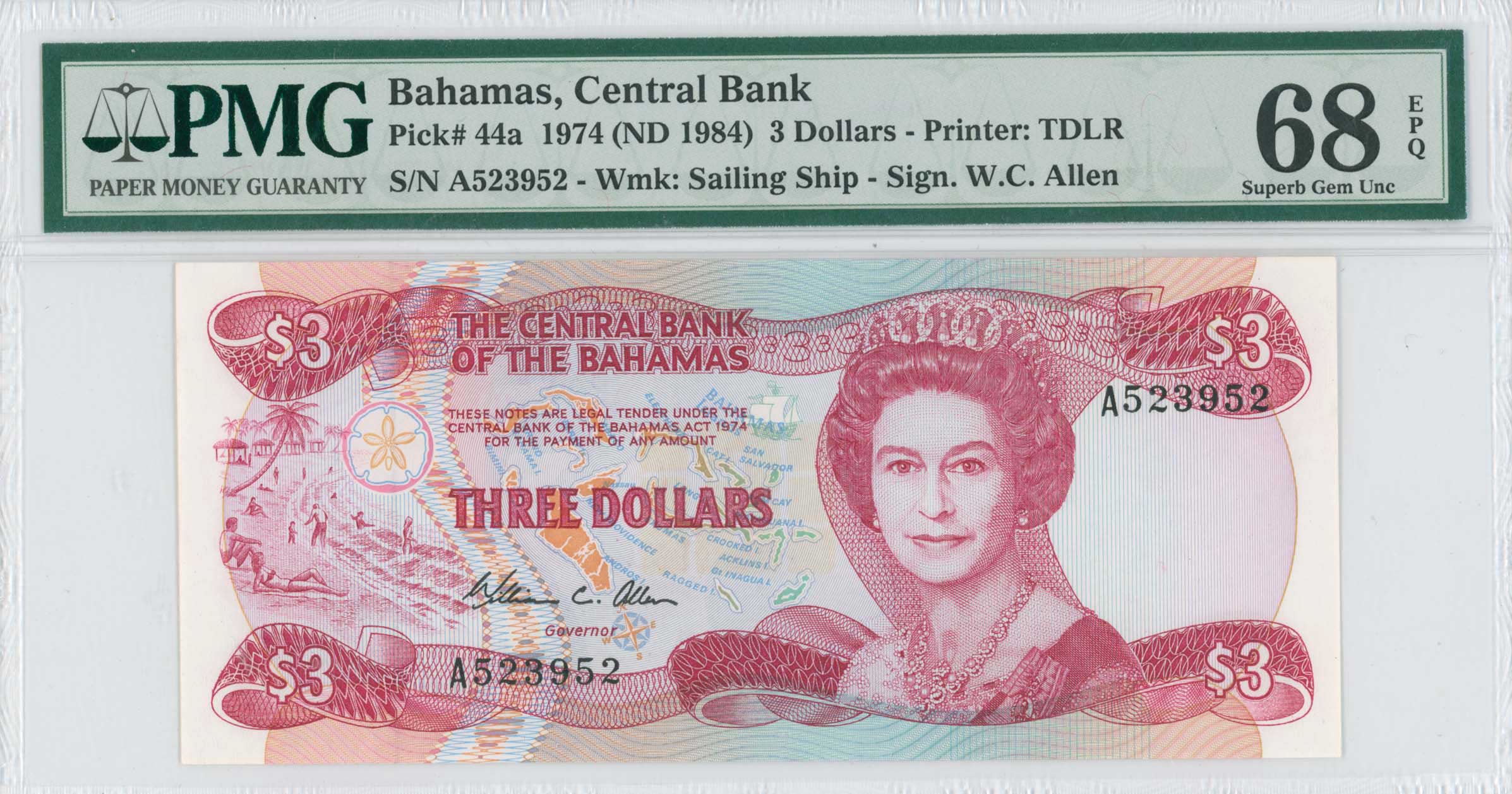 Lot 7103 - PAPERMONEY - BANKNOTES - BANKNOTESOF AMERICAN COUNTRIES - A. Karamitsos Postal & Live Internet Auction 750, Part B Coins, Medals & Banknotes Lot 7103 - PAPERMONEY - BANKNOTES - BANKNOTESOF AMERICAN COUNTRIES - A. Karamitsos Postal & Live Internet Auction 750, Part B Coins, Medals & Banknotes
