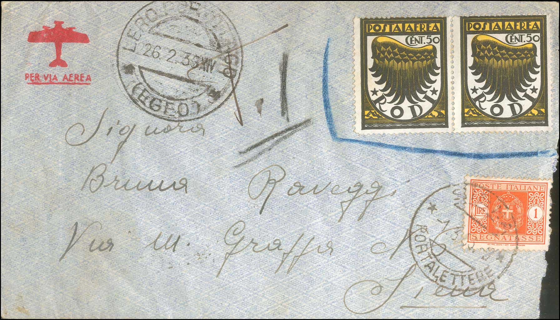 Lot 838 - - ItalianDodecanese - Italian Post Office Issues -  A. Karamitsos Postal & Live Internet Auction 754