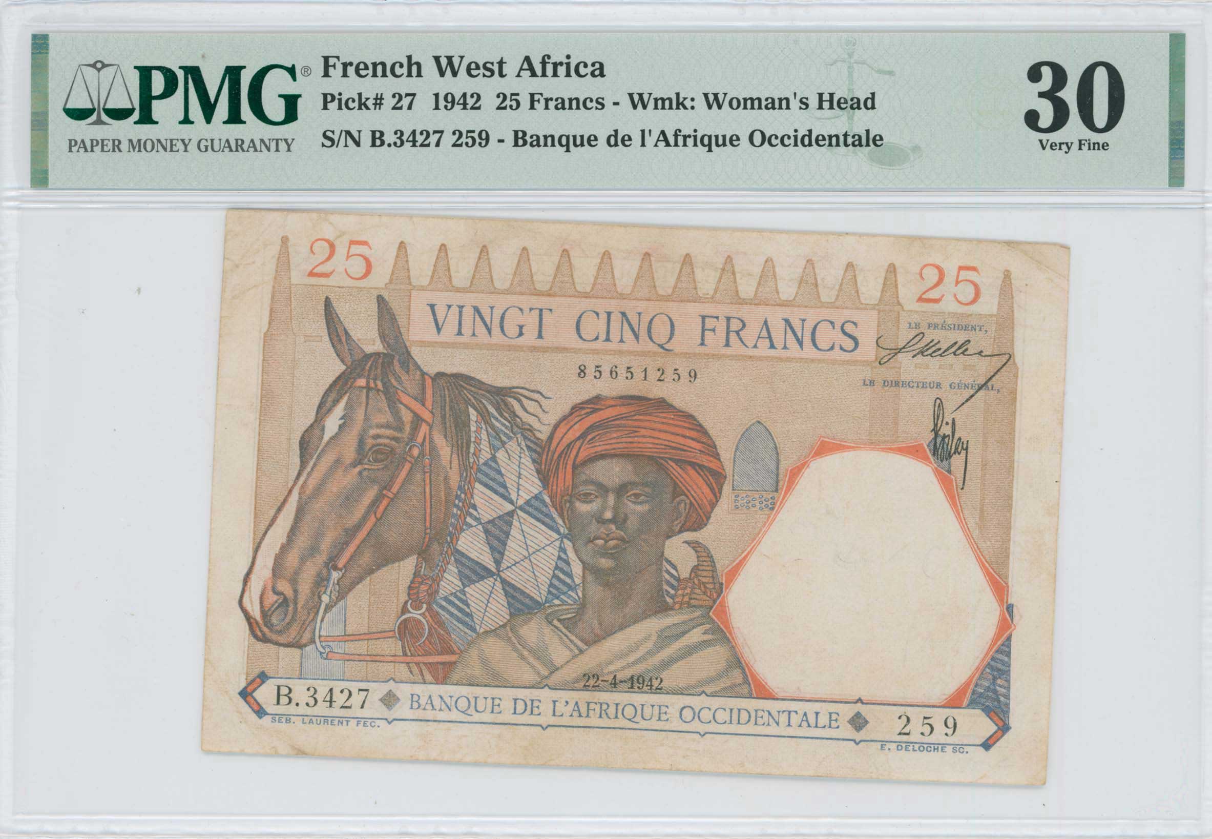 Lot 7756 - - BANKNOTESOF AFRICAN COUNTRIES -  A. Karamitsos Live Internet Auction 24, Part B