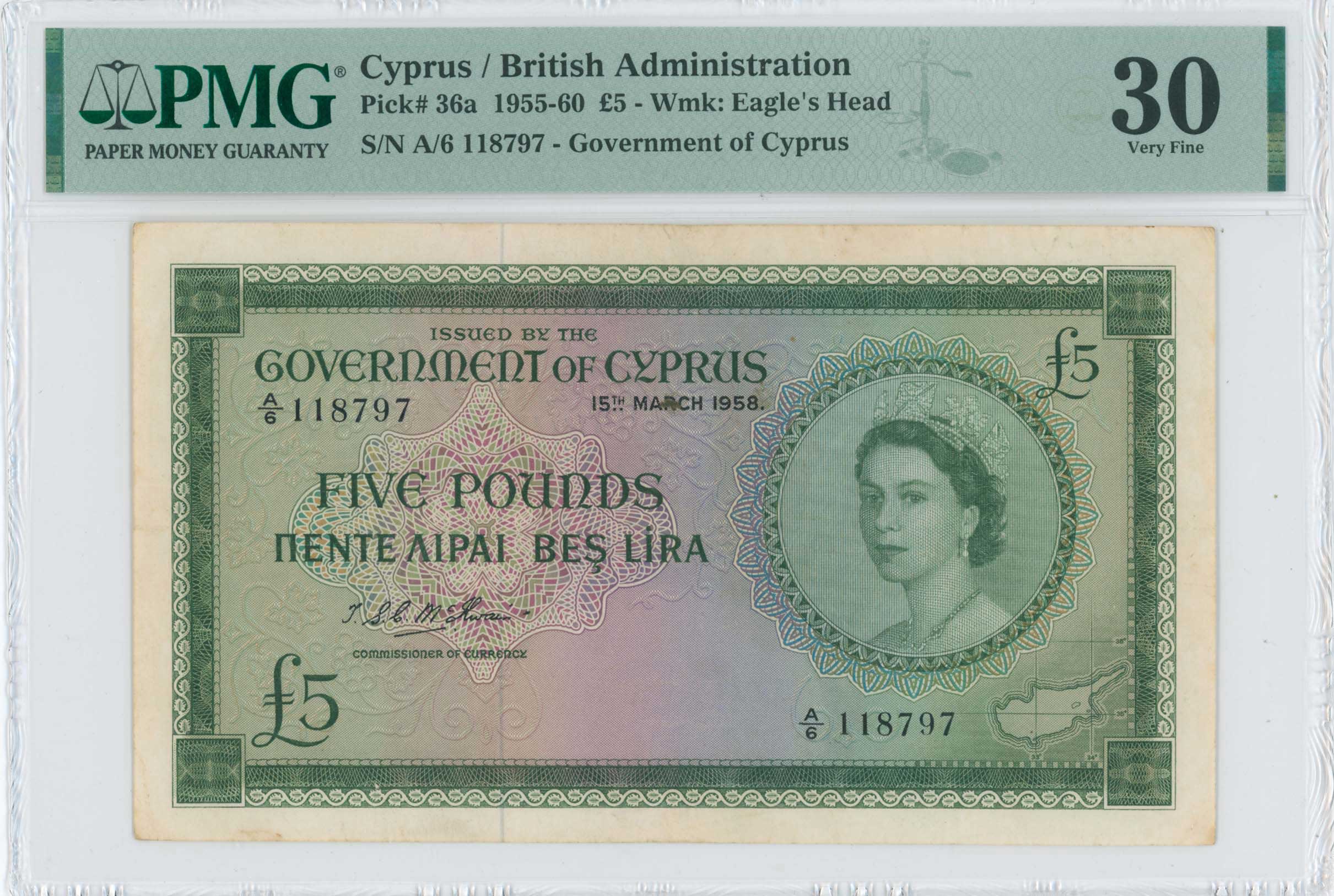 Lot 6703 - - BANKNOTESOF CYPRUS - A. Karamitsos Live Internet Auction 24, Part A Lot 6703 - - BANKNOTESOF CYPRUS - A. Karamitsos Live Internet Auction 24, Part A