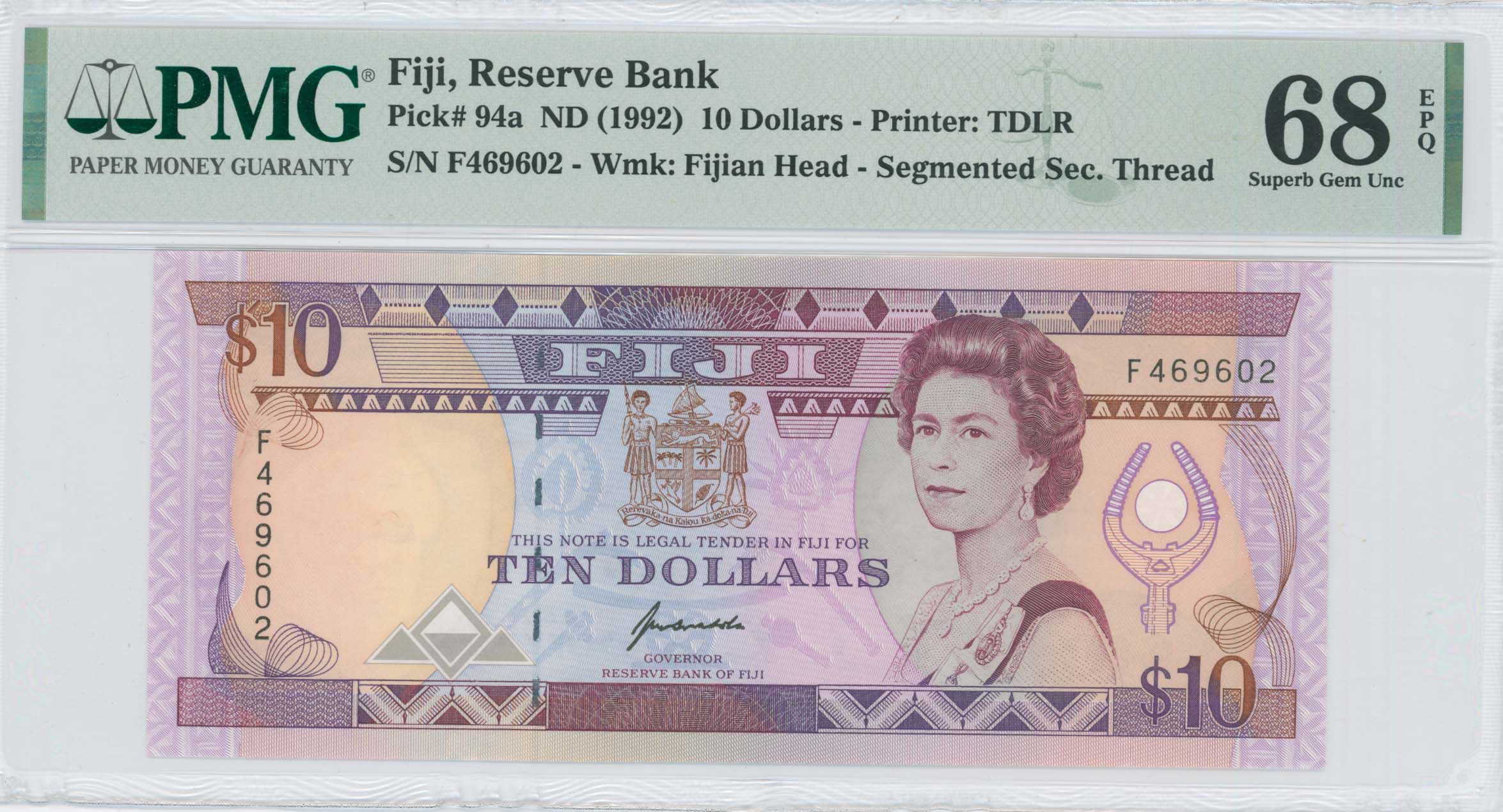 Lot 8127 - BANKNOTESOF OCEANIAN COUNTRIES  -  A. Karamitsos Live Internet Auction 25, Part B