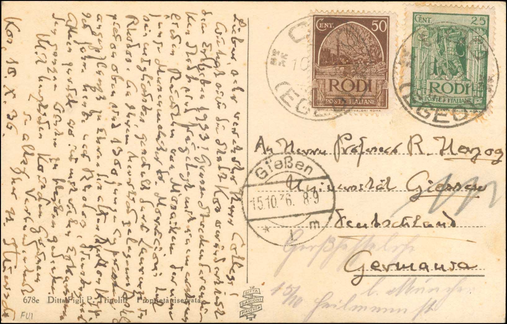 Lot 694 - DODECANESE - italian dodecanese - italian post office issues - A. Karamitsos Postal & Live Internet Auction 749 Lot 694 - DODECANESE - italian dodecanese - italian post office issues - A. Karamitsos Postal & Live Internet Auction 749