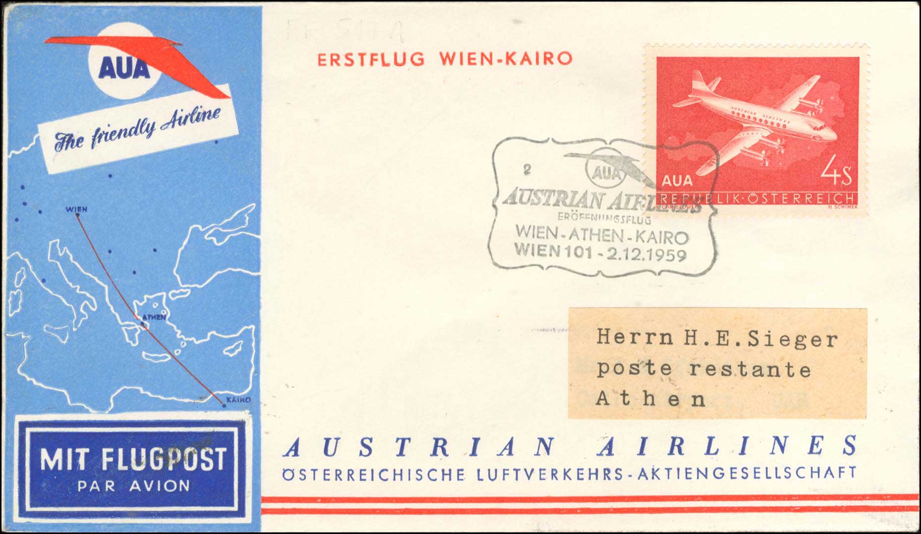 Lot 733 - - FirstFlights - A. Karamitsos Live Internet Auction 23 Lot 733 - - FirstFlights - A. Karamitsos Live Internet Auction 23