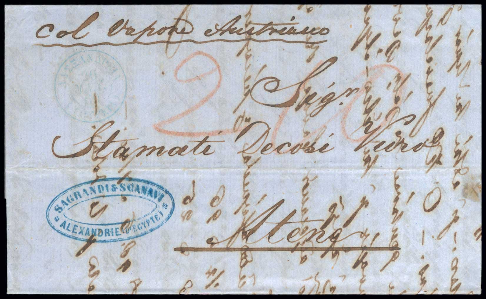 Lot 853 - - Pre-AdhesiveCancellations -  A. Karamitsos Postal & Live Internet Auction 751