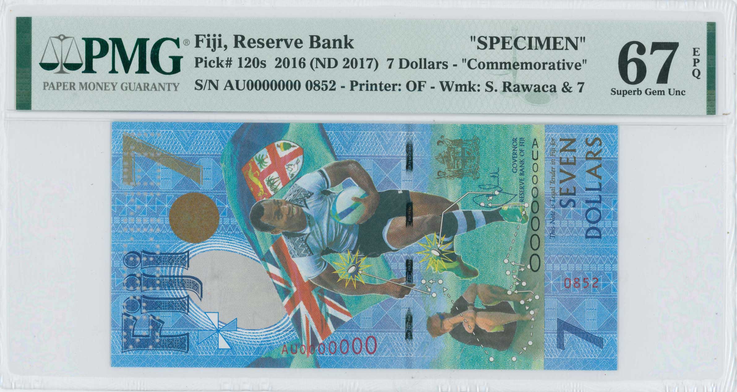 Lot 7119 - PAPERMONEY - BANKNOTES - BANKNOTESOF OCEANIAN COUNTRIES -  A. Karamitsos Postal & Live Internet Auction 750, Part B  Coins, Medals & Banknotes