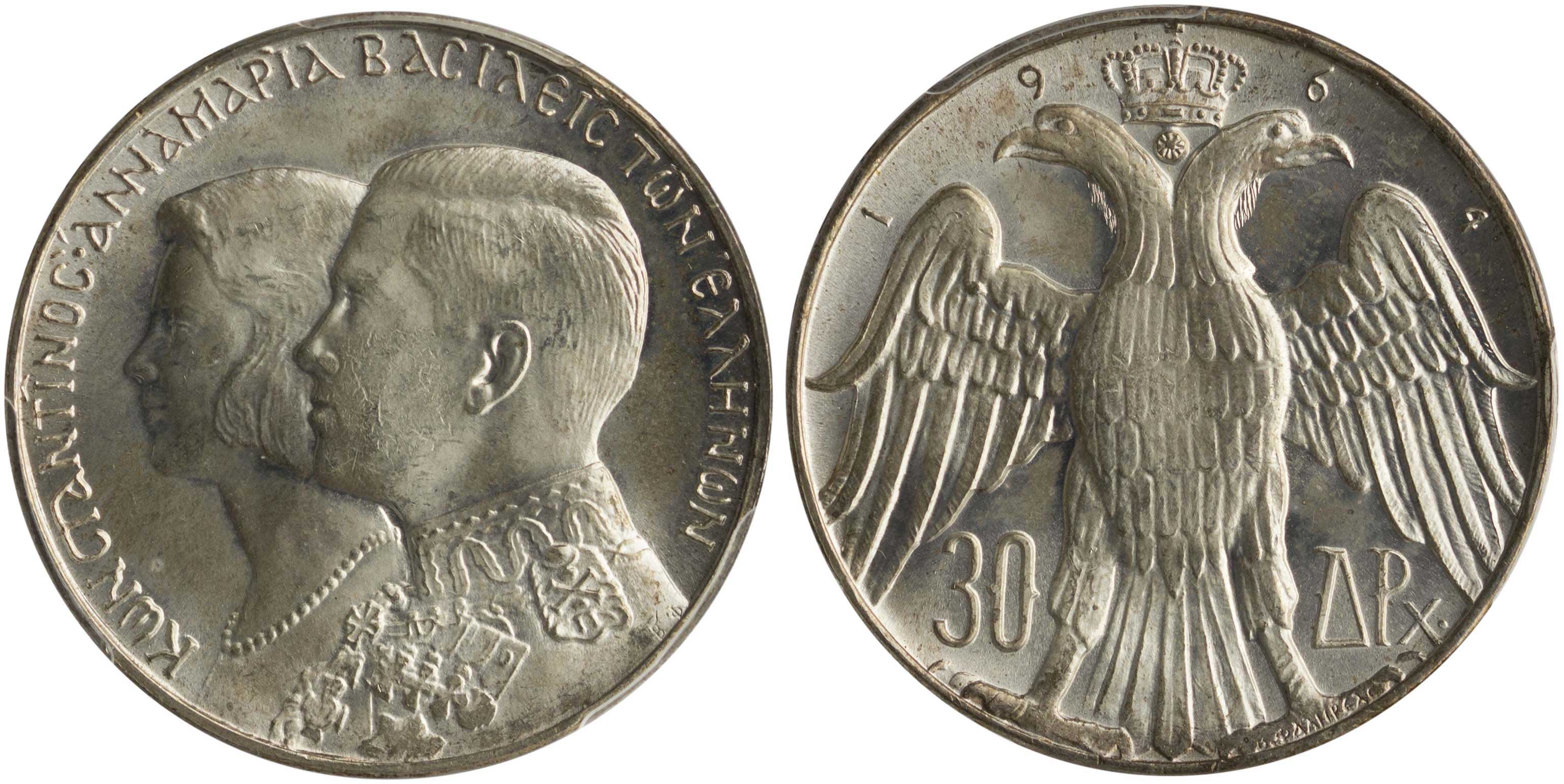 Lot 6208 - - KINGCONSTANTINE II -  A. Karamitsos Live Internet Auction 24, Part A