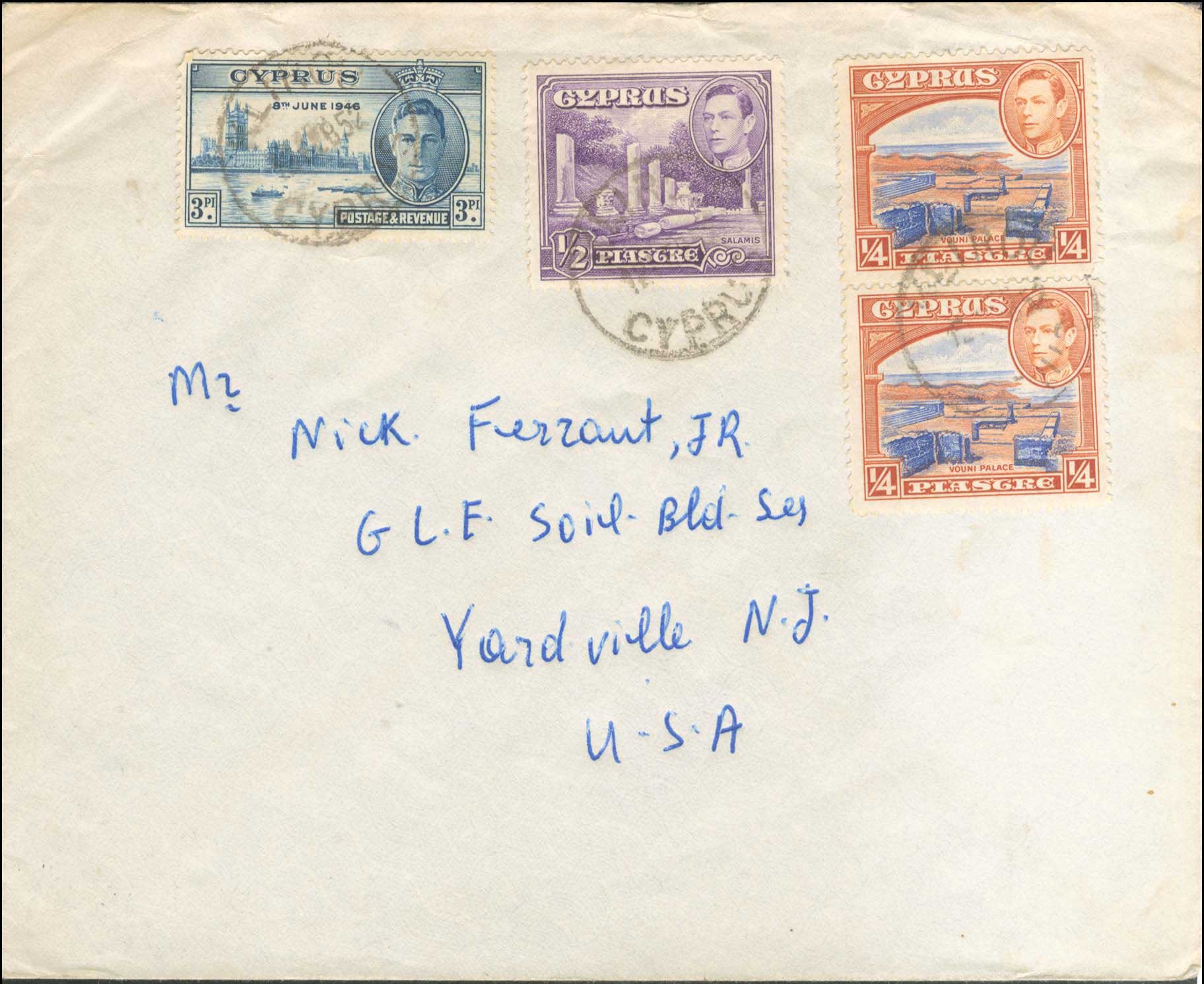Lot 1091 - - Cyprus -  A. Karamitsos Postal & Live Internet Auction 751