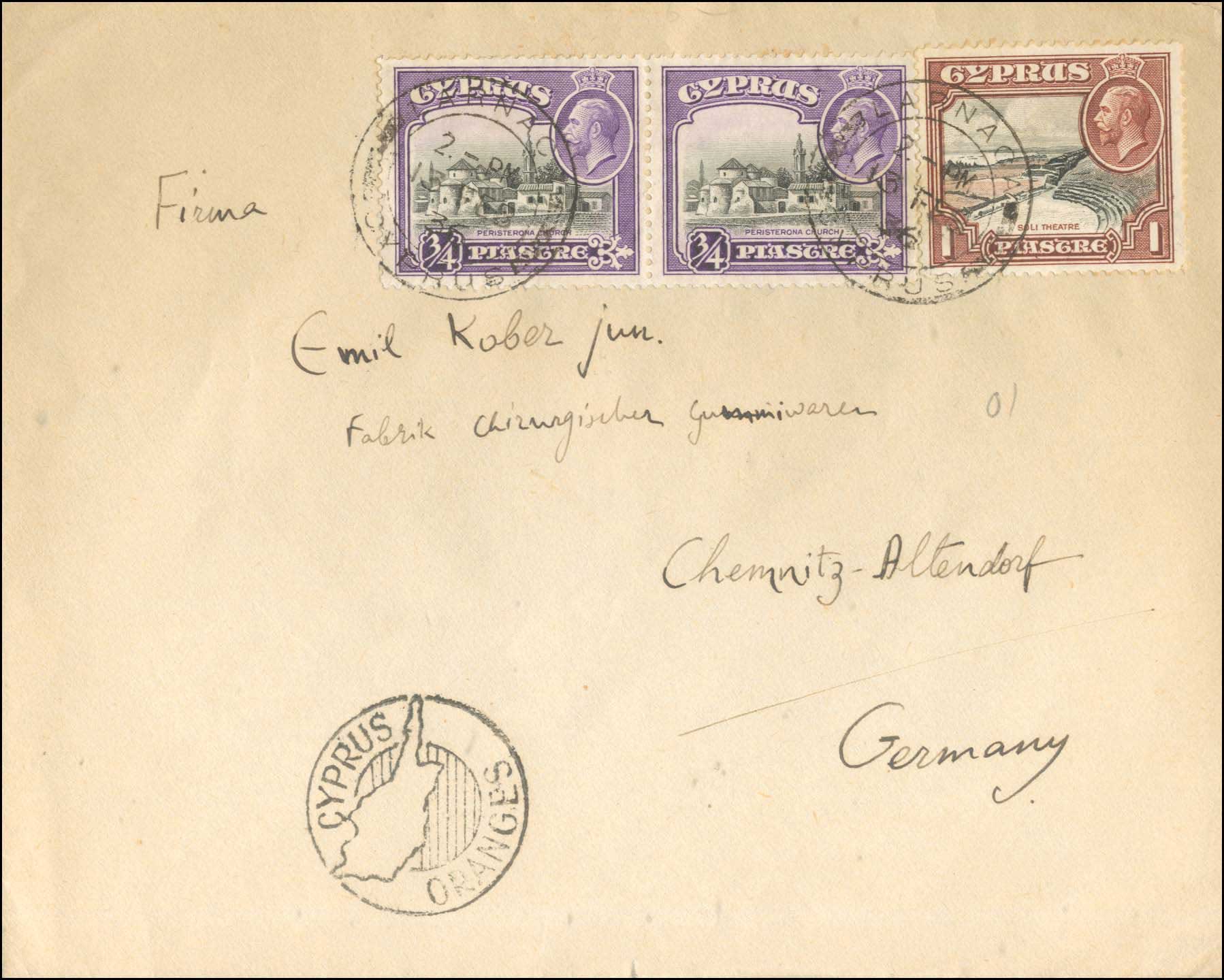 Lot 1069 - - Cyprus - A. Karamitsos Postal & Live Internet Auction 751 Lot 1069 - - Cyprus - A. Karamitsos Postal & Live Internet Auction 751