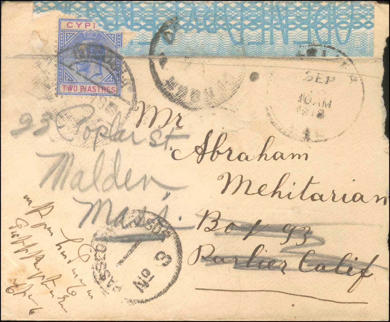 Lot 1237 - - Cyprus - A. Karamitsos Postal & Live Internet Auction 755 Lot 1237 - - Cyprus - A. Karamitsos Postal & Live Internet Auction 755