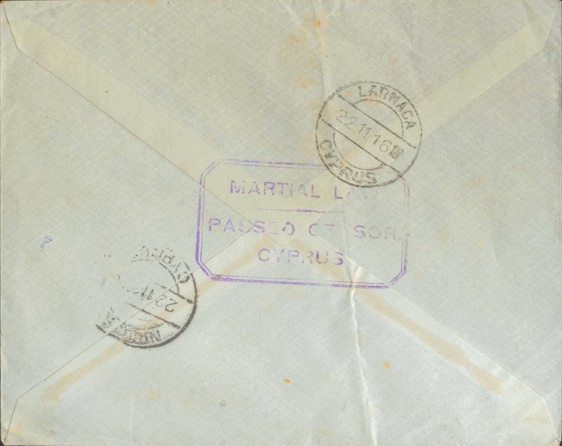 Lot 1056 - - Cyprus - A. Karamitsos Postal & Live Internet Auction 751 Lot 1056 - - Cyprus - A. Karamitsos Postal & Live Internet Auction 751