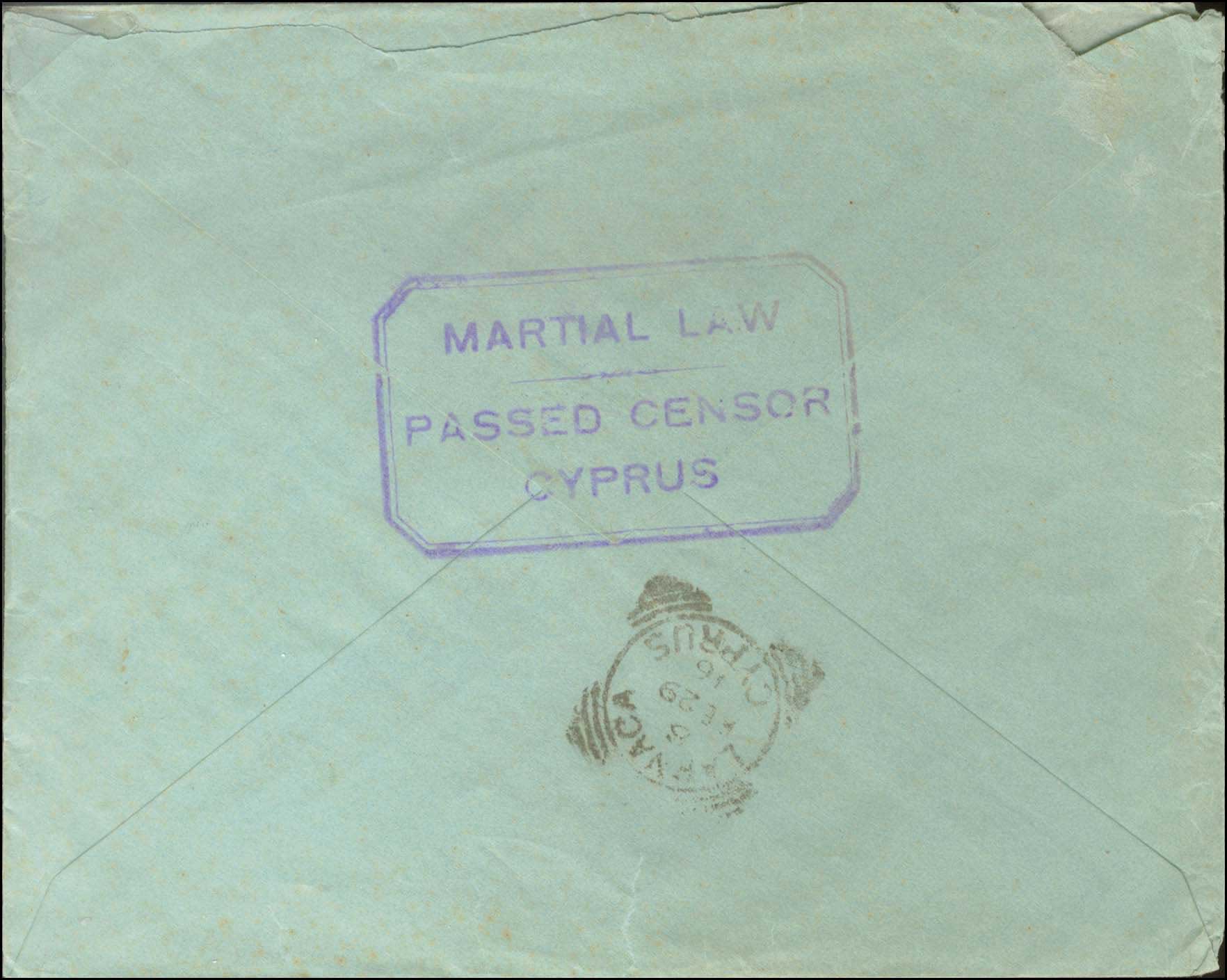 Lot 1055 - - Cyprus - A. Karamitsos Postal & Live Internet Auction 751 Lot 1055 - - Cyprus - A. Karamitsos Postal & Live Internet Auction 751