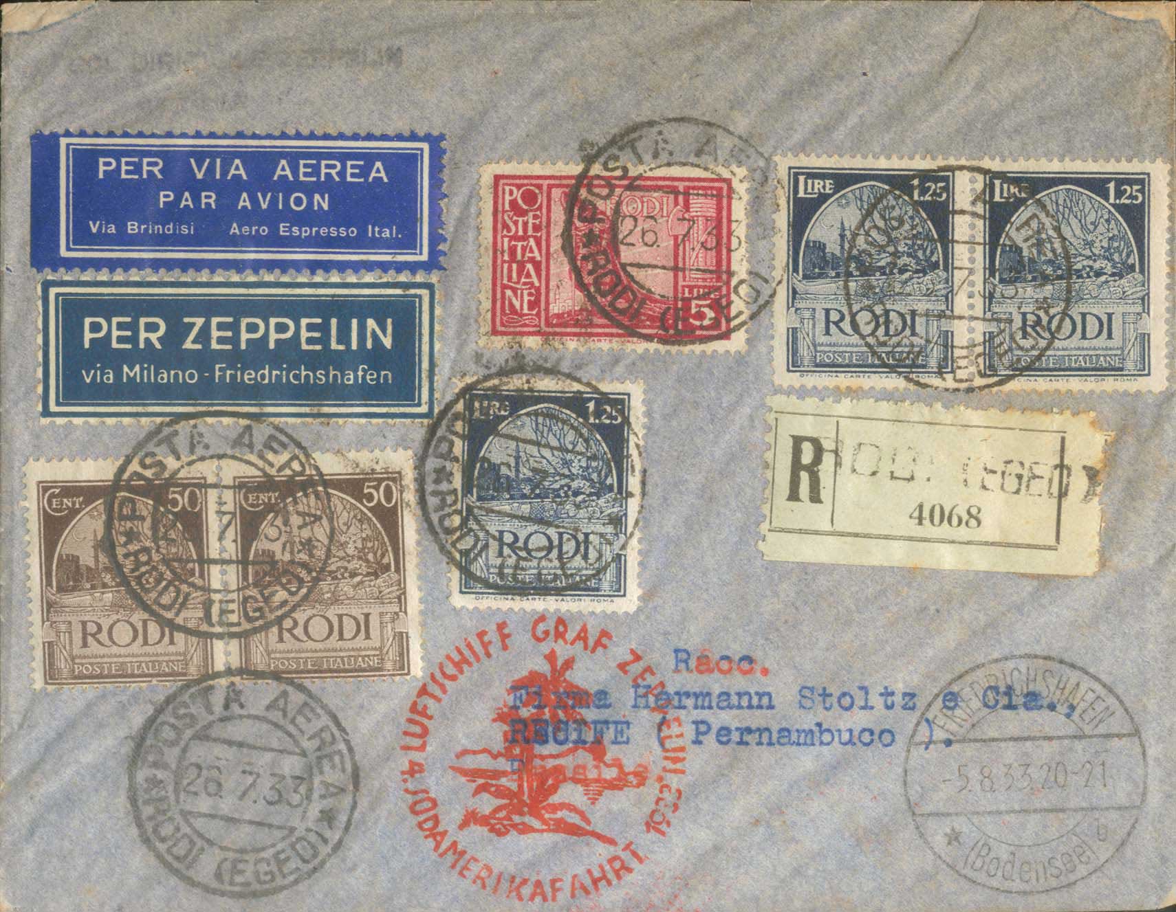 Lot 746 - - FirstFlights - A. Karamitsos Postal & Live Internet Auction 755 Lot 746 - - FirstFlights - A. Karamitsos Postal & Live Internet Auction 755