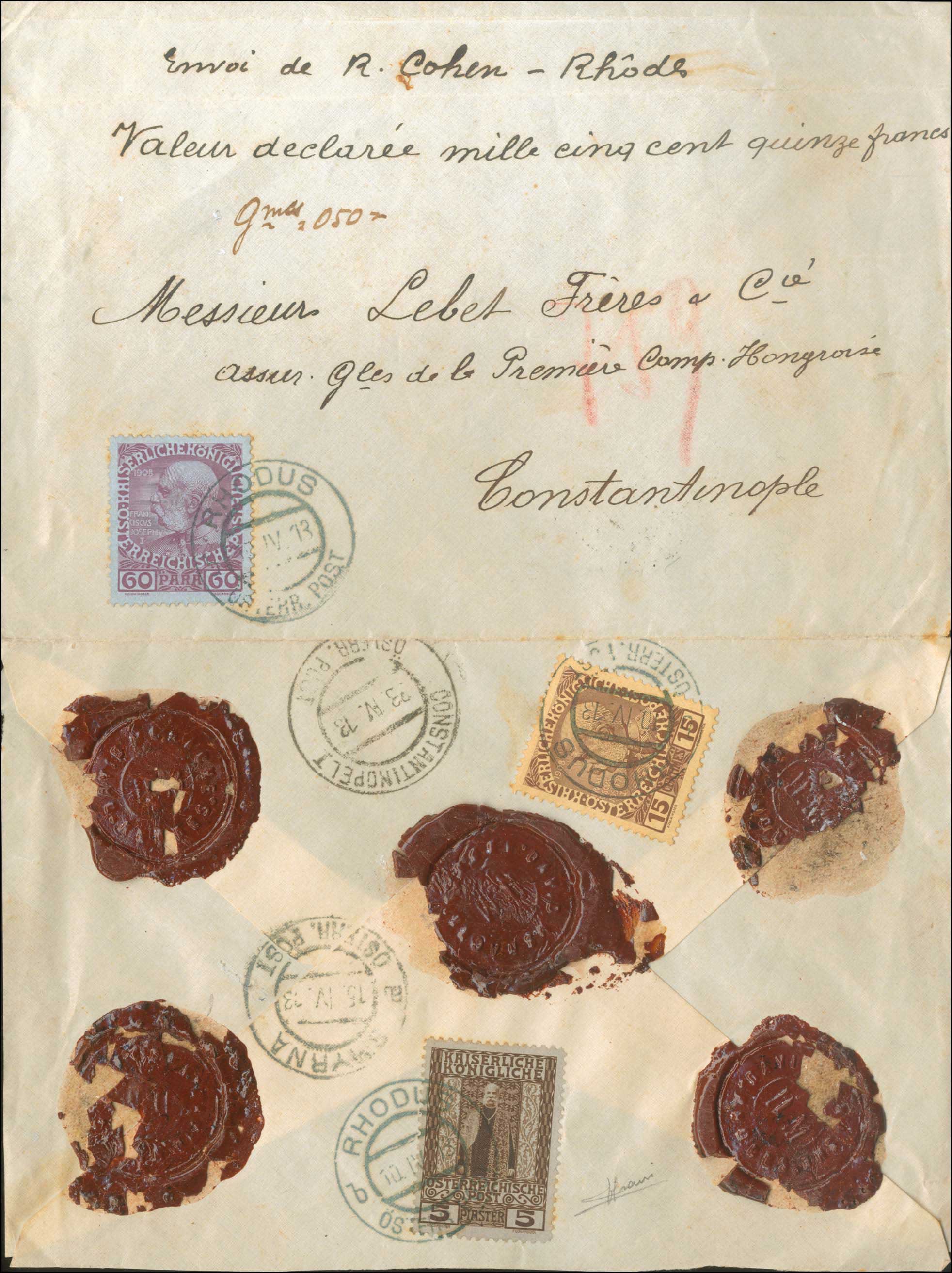 Lot 786 - - AustrianPost-Office - A. Karamitsos Postal & Live Internet Auction 756 Lot 786 - - AustrianPost-Office - A. Karamitsos Postal & Live Internet Auction 756