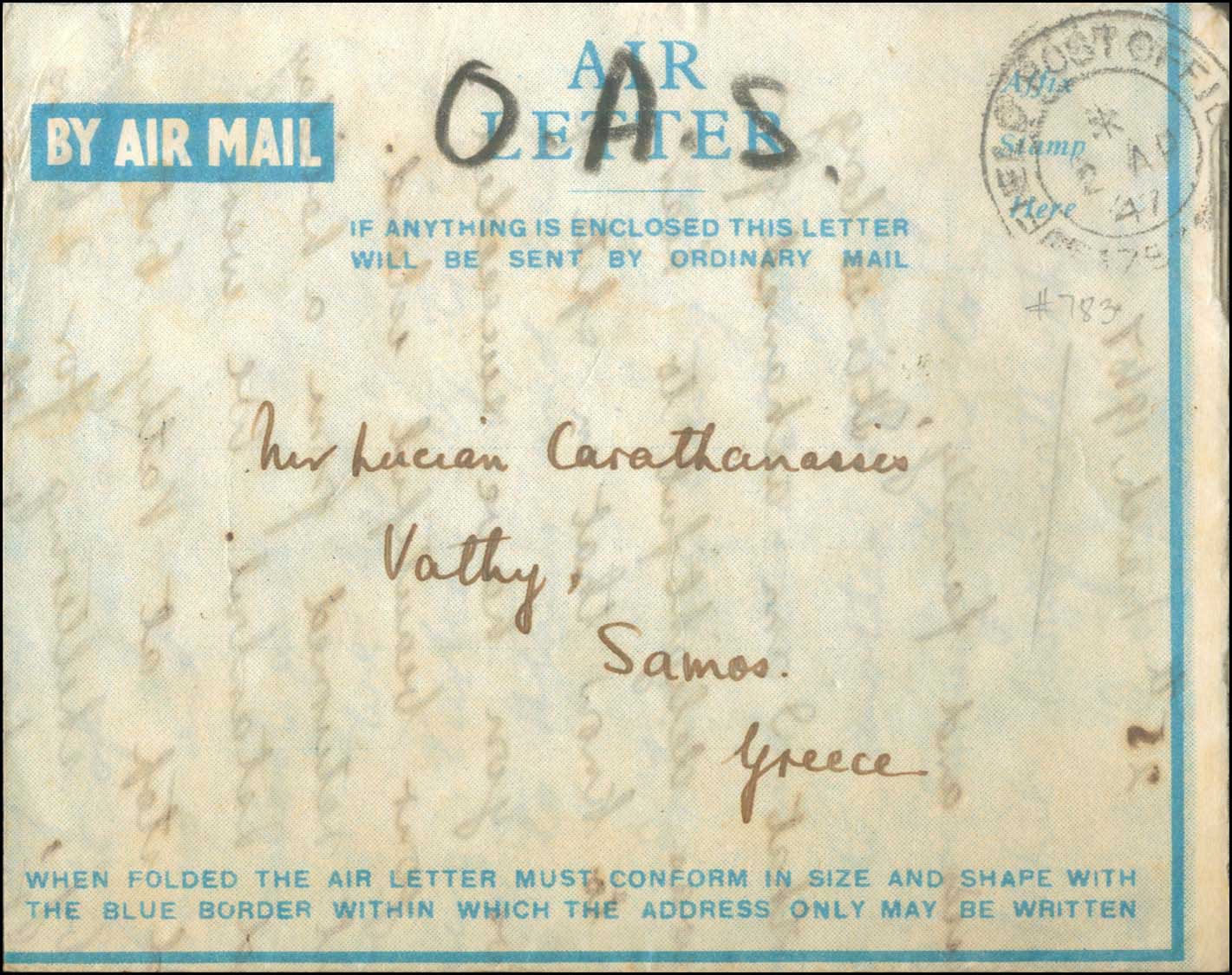 Lot 777 - - BritishPost-Office (M.E.F.) - A. Karamitsos Postal & Live Internet Auction 756 Lot 777 - - BritishPost-Office (M.E.F.) - A. Karamitsos Postal & Live Internet Auction 756