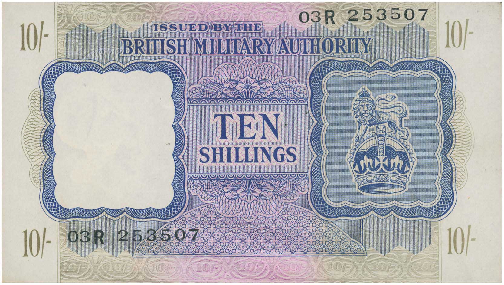 Lot 6814 - BRITISHMILITARY AUTHORITY  -  A. Karamitsos Live Internet Auction 25, Part A