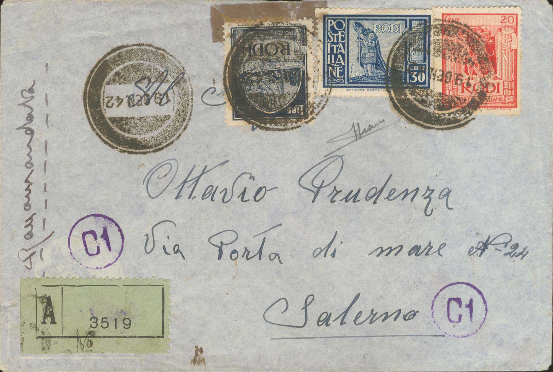 Lot 763 - - ItalianDodecanese - Italian Post Office Issues - A. Karamitsos Postal & Live Internet Auction 756 Lot 763 - - ItalianDodecanese - Italian Post Office Issues - A. Karamitsos Postal & Live Internet Auction 756