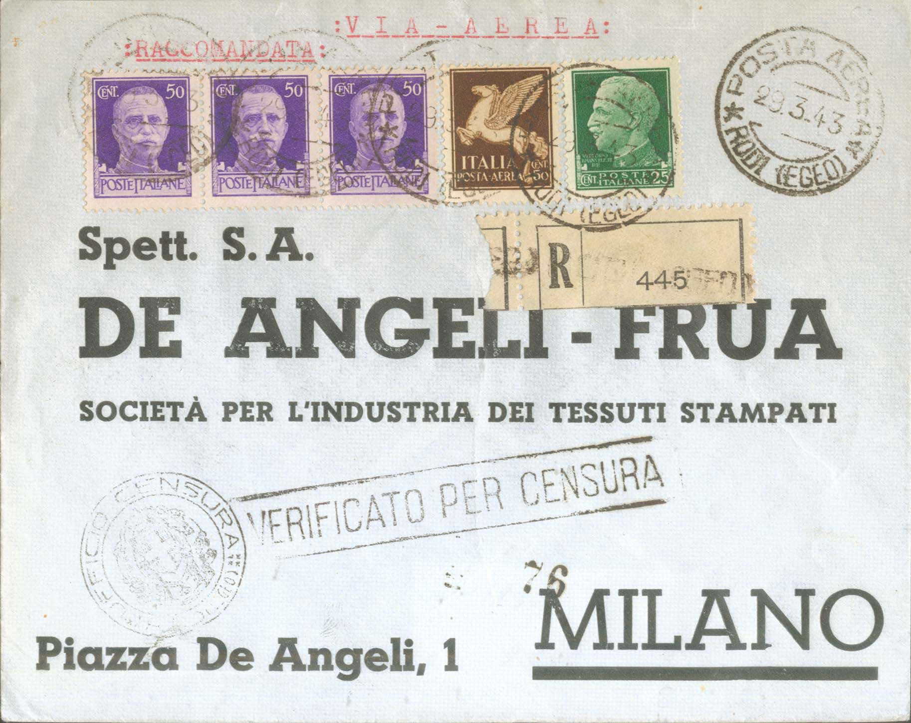 Lot 766 - - ItalianDodecanese - Italian Post Office Issues - A. Karamitsos Postal & Live Internet Auction 756 Lot 766 - - ItalianDodecanese - Italian Post Office Issues - A. Karamitsos Postal & Live Internet Auction 756