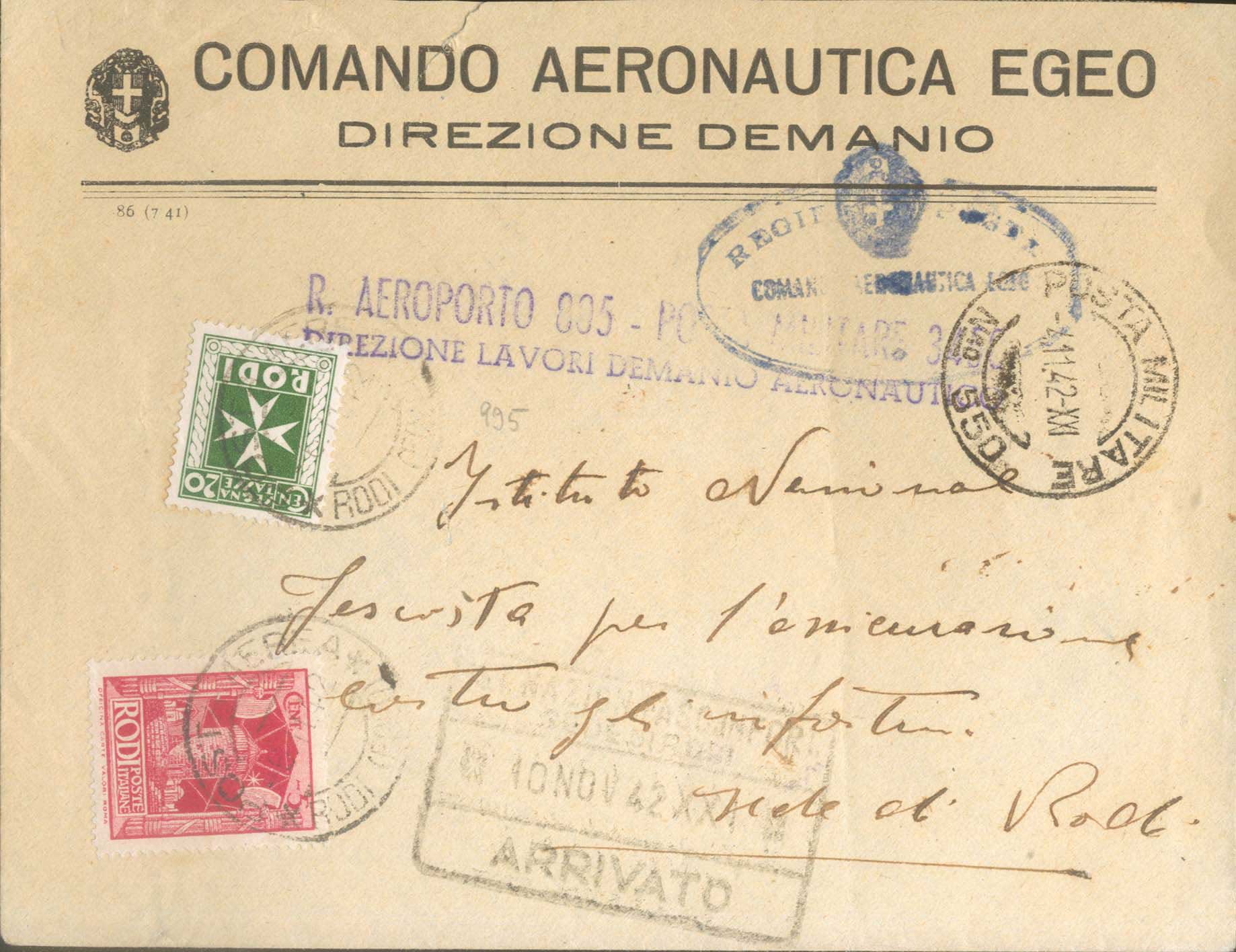 Lot 765 - - ItalianDodecanese - Italian Post Office Issues - A. Karamitsos Postal & Live Internet Auction 756 Lot 765 - - ItalianDodecanese - Italian Post Office Issues - A. Karamitsos Postal & Live Internet Auction 756
