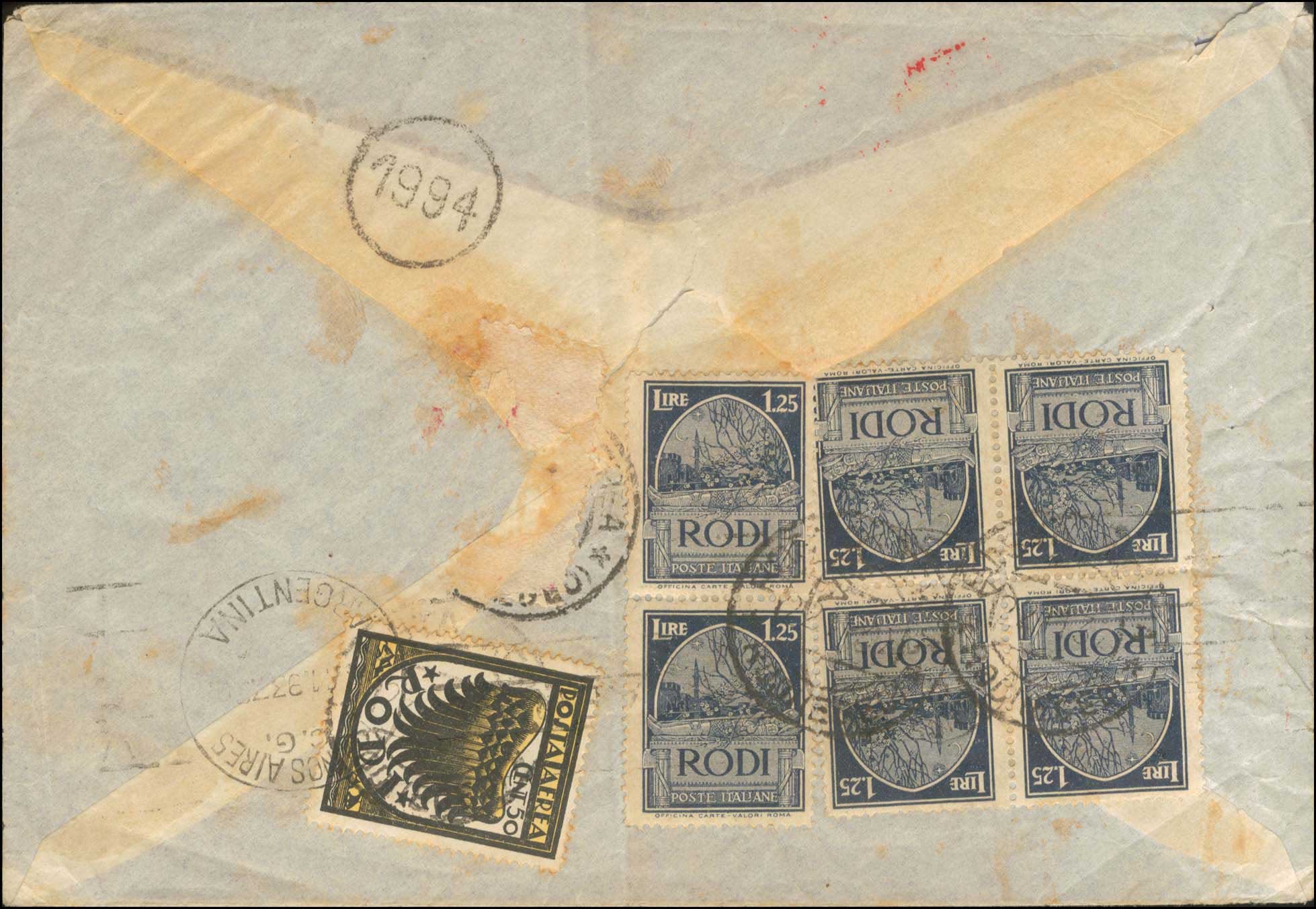 Lot 754 - - ItalianDodecanese - Italian Post Office Issues - A. Karamitsos Postal & Live Internet Auction 756 Lot 754 - - ItalianDodecanese - Italian Post Office Issues - A. Karamitsos Postal & Live Internet Auction 756
