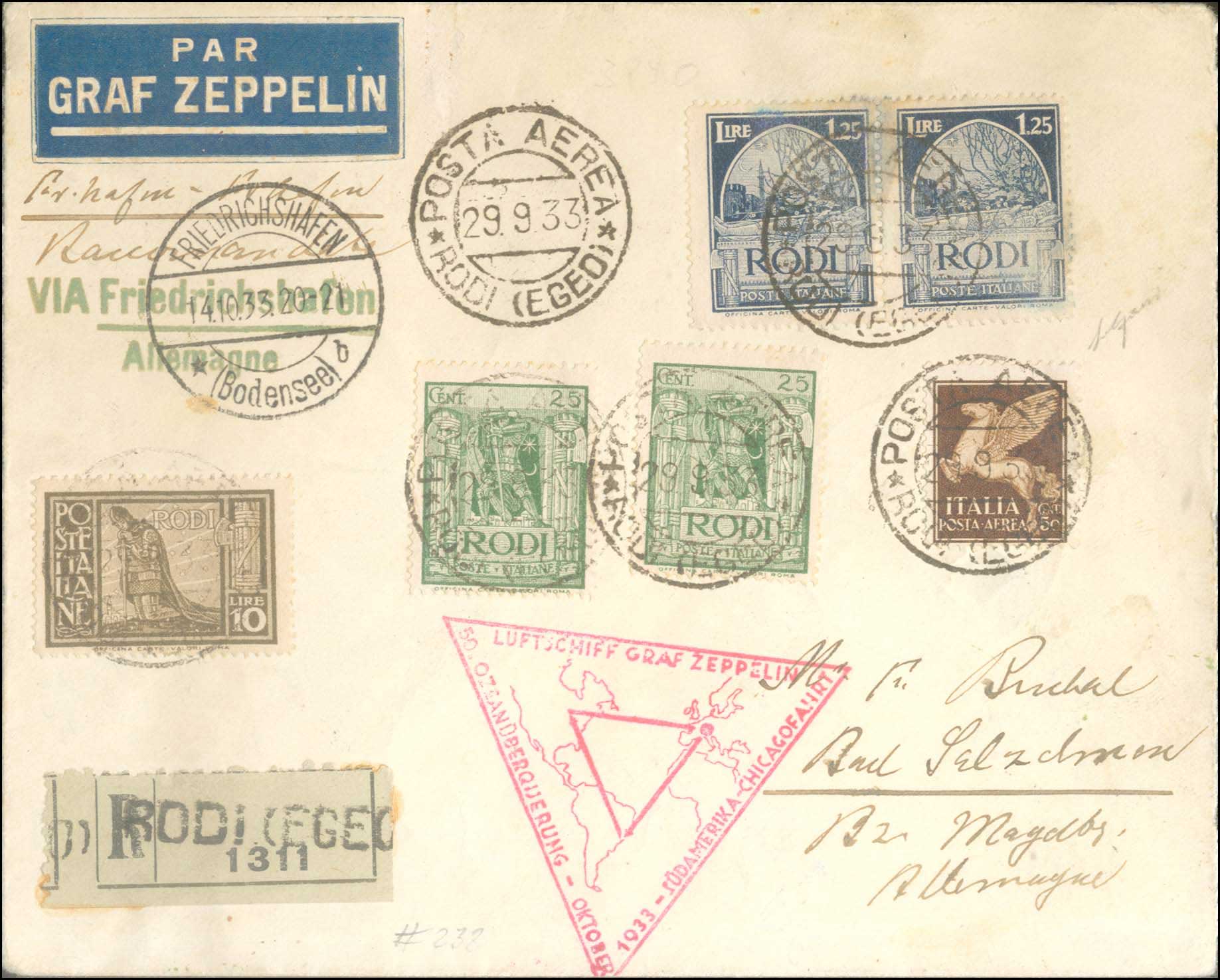 Lot 726 - - FirstFlights -  A. Karamitsos Postal & Live Internet Auction 756