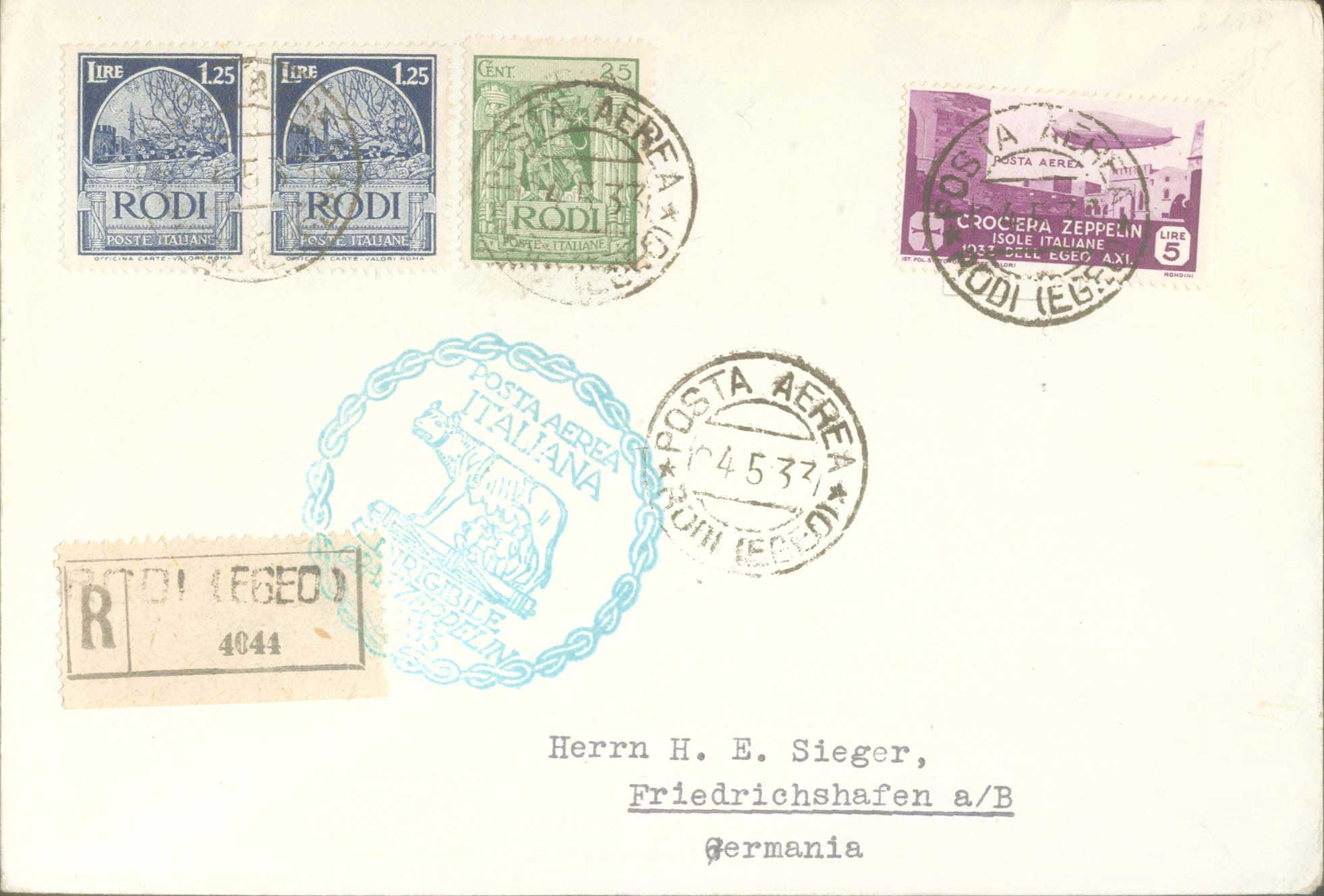 Lot 727 - - FirstFlights -  A. Karamitsos Postal & Live Internet Auction 756