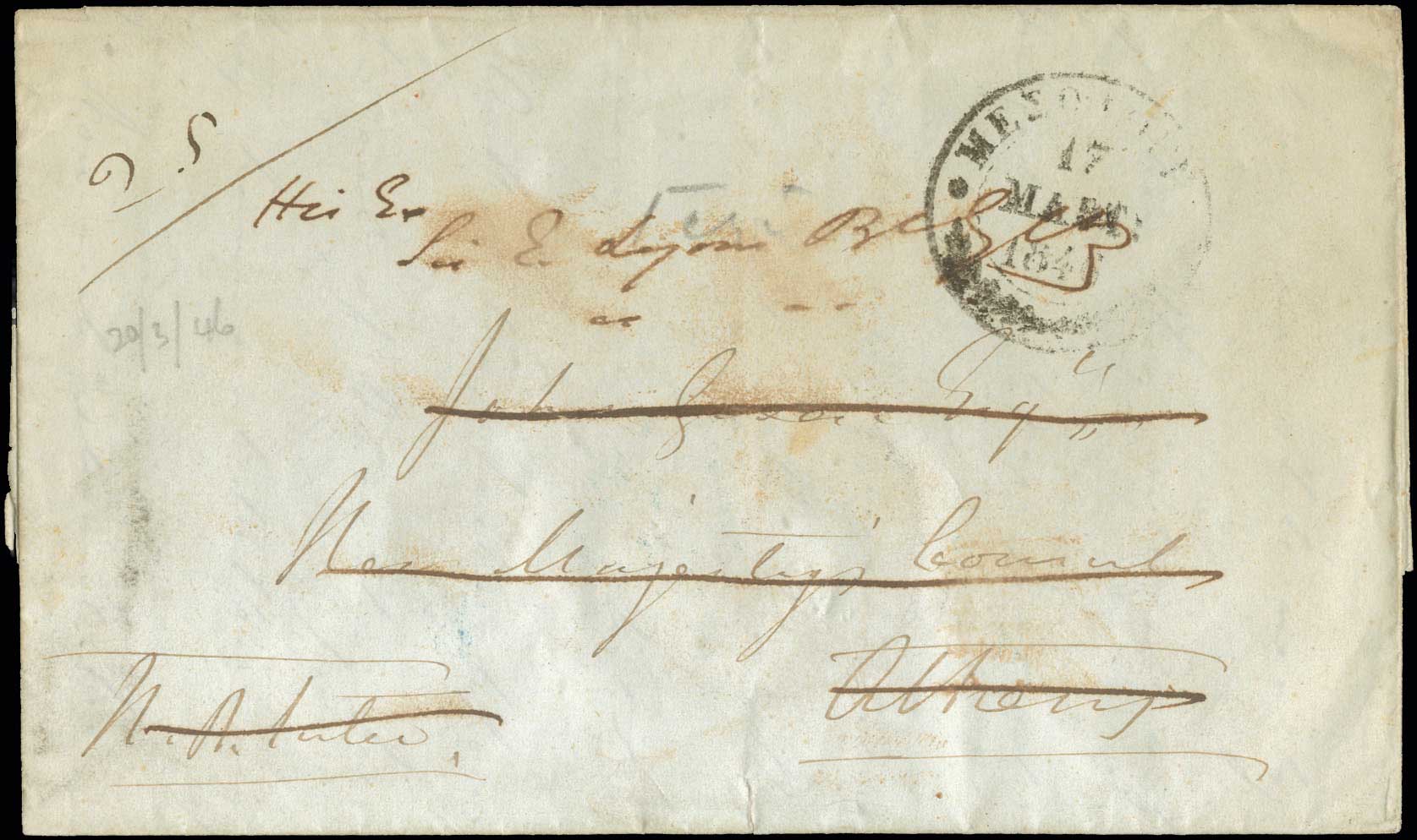 Lot 1069 - Pre-AdhesiveCancellations - A. Karamitsos Live Internet Auction 27 Lot 1069 - Pre-AdhesiveCancellations - A. Karamitsos Live Internet Auction 27